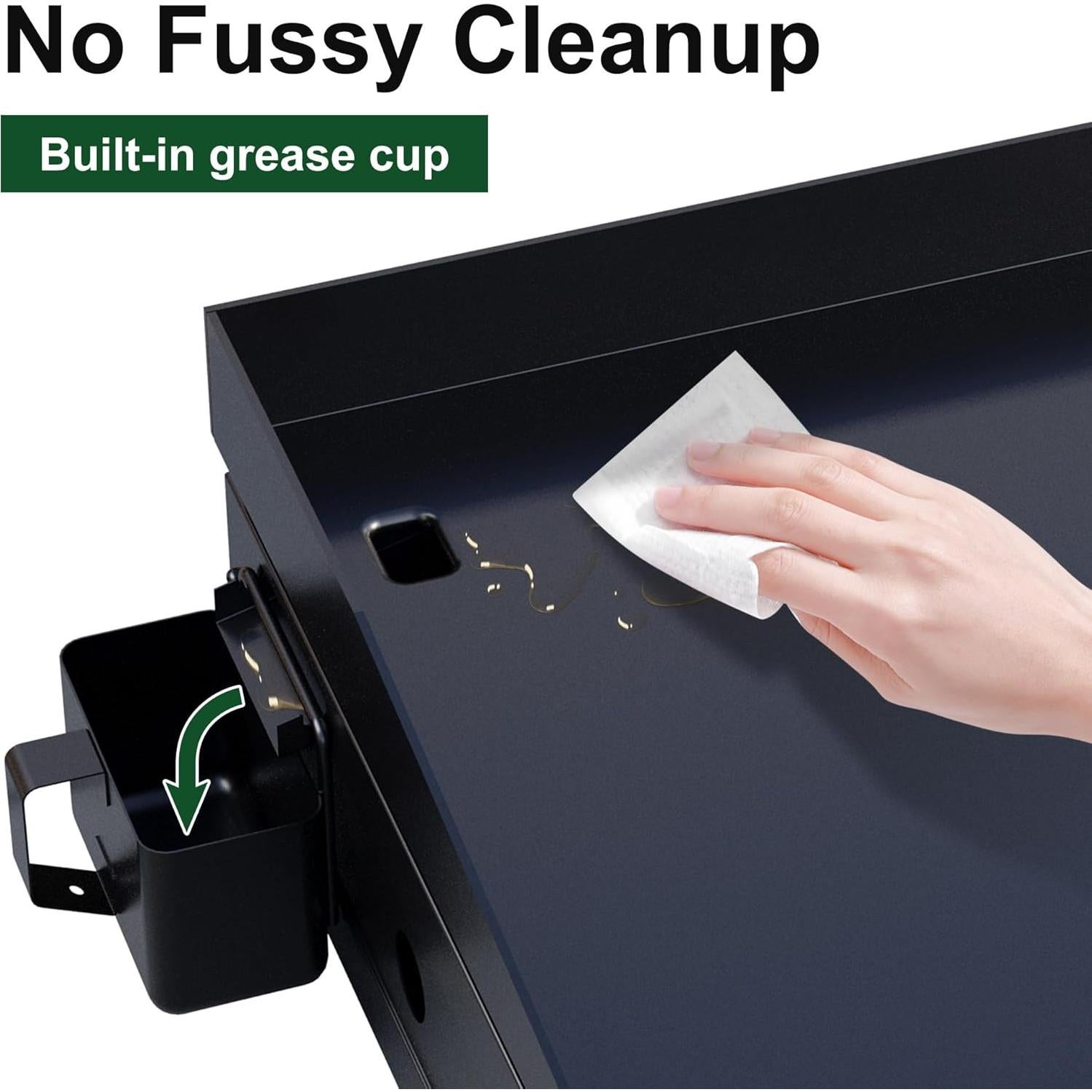 Parrilla de Gas Propano Portátil HongTaok 45.7x38.1cm con Tapa