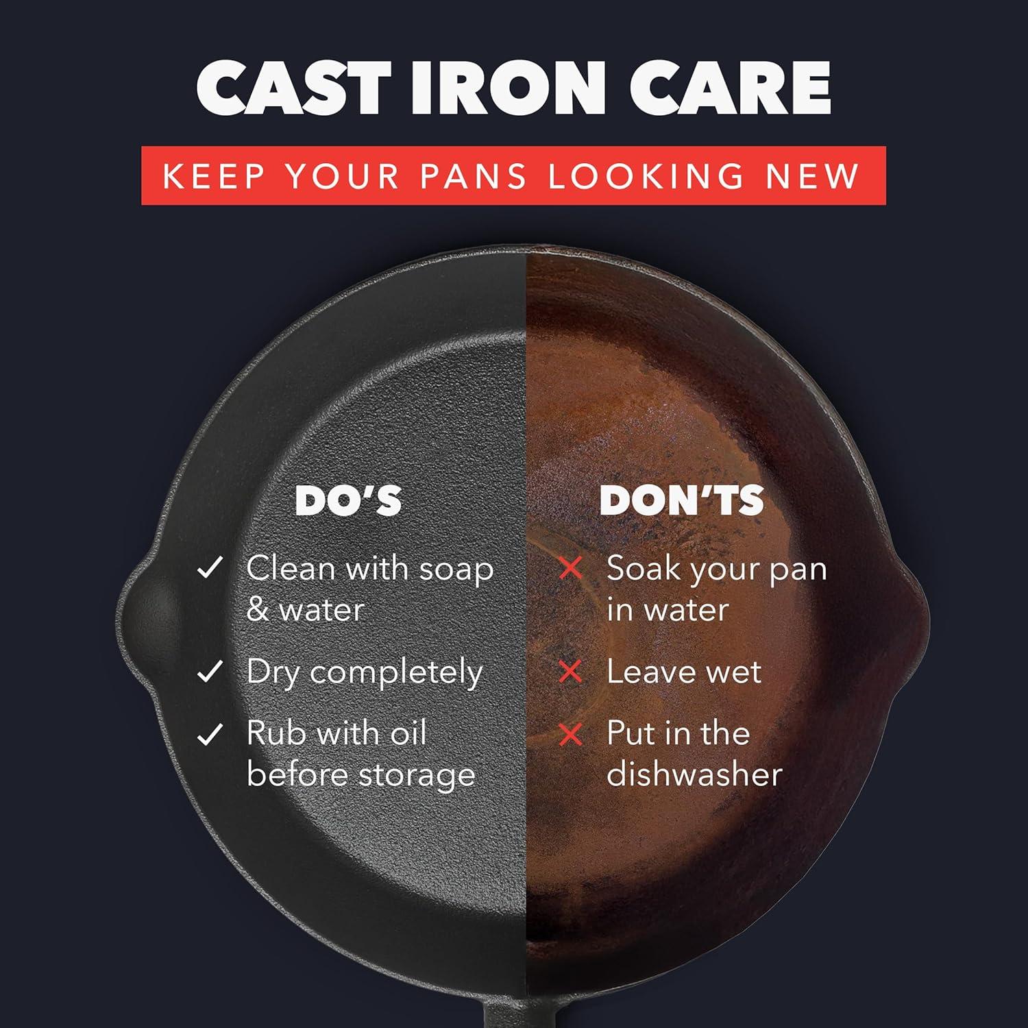 Sartén de Hierro Fundido GreenPan Bobby Flay 42 x 24 cm Reversible