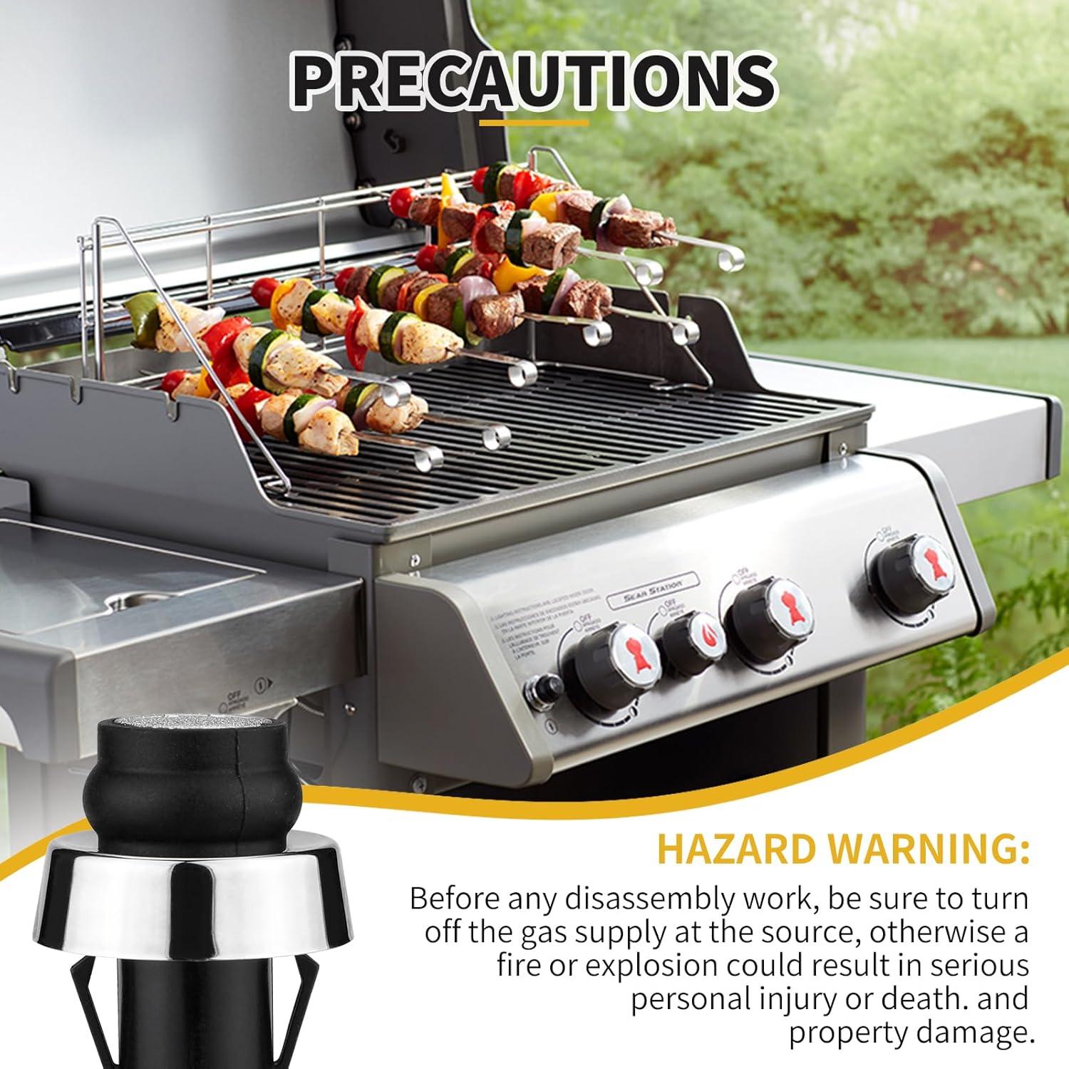 GS4 Igniter for Weber, GS4 Grill Igniter Switch Push Button Replacement Parts for Weber #66220 fit Weber GS4 Genesis II & Spirit II Gas Grills S310 E310 S-210 E-210