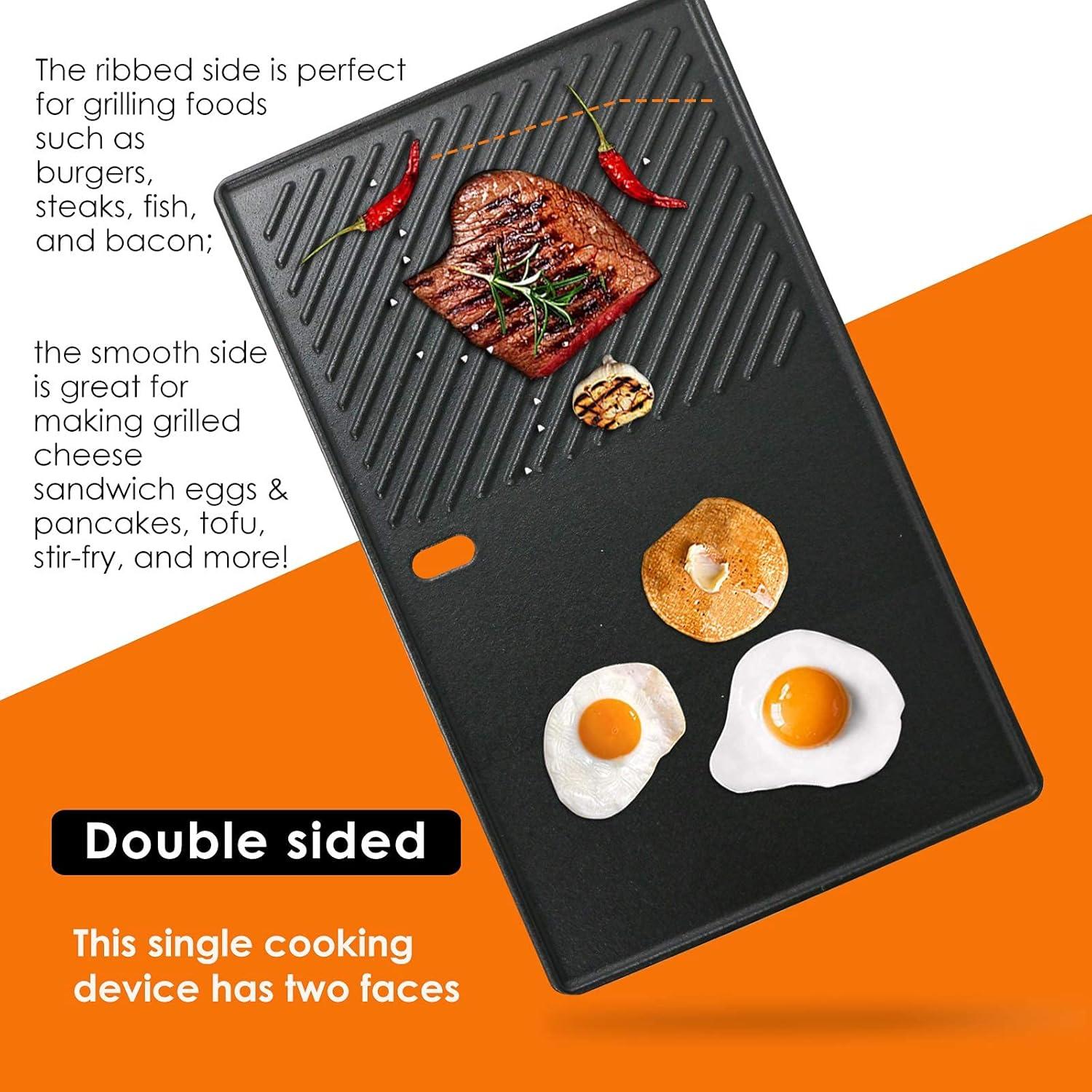 Plancha de Cocina Uniflasy 7637 Hierro Fundido 44.5 cm para Weber Spirit 200