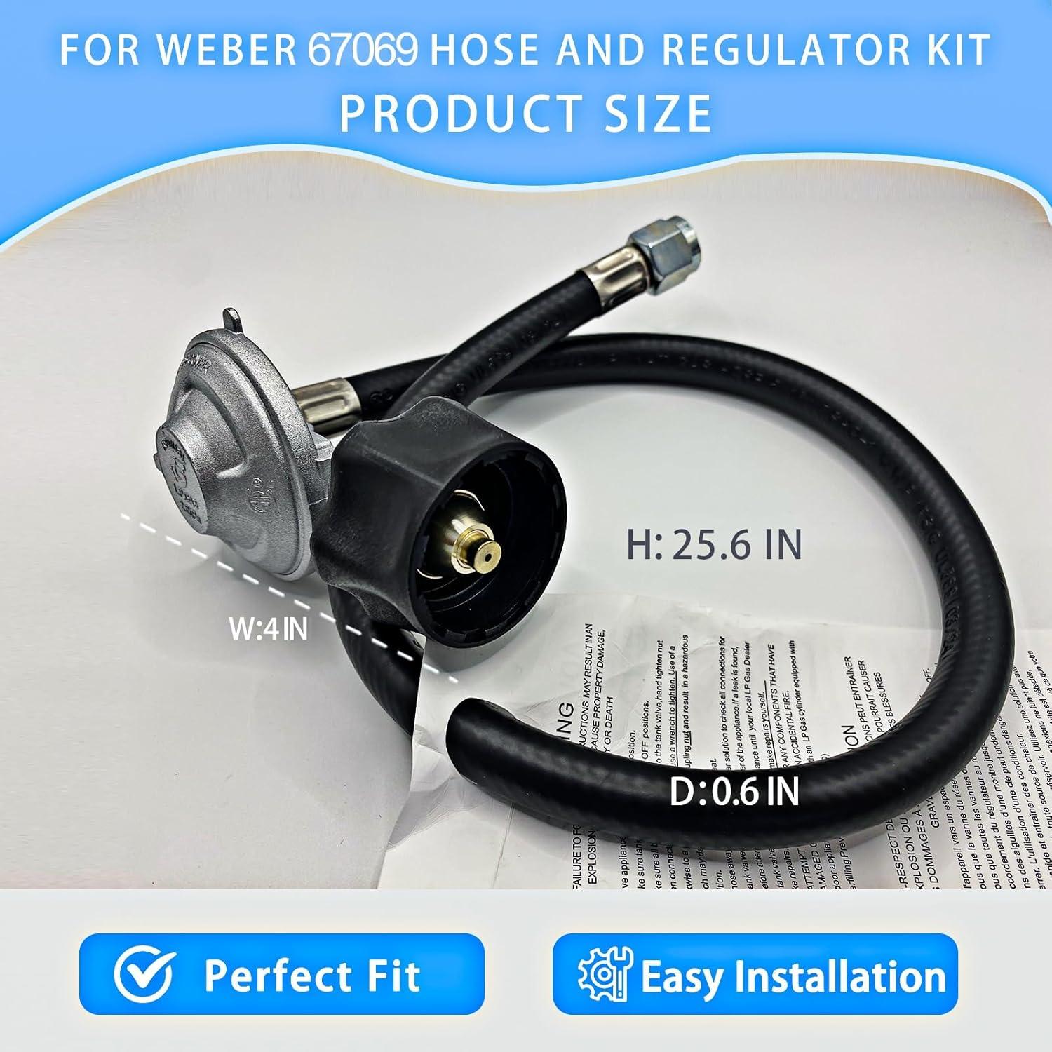 Kit de Manguera y Regulador Sekvira para Parrillas Weber