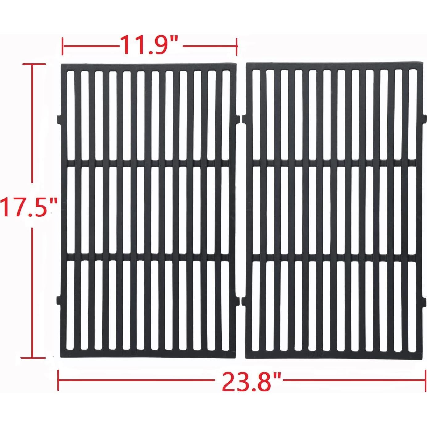 Rejillas de Parrilla Leship 44.5 cm para Weber Spirit 300