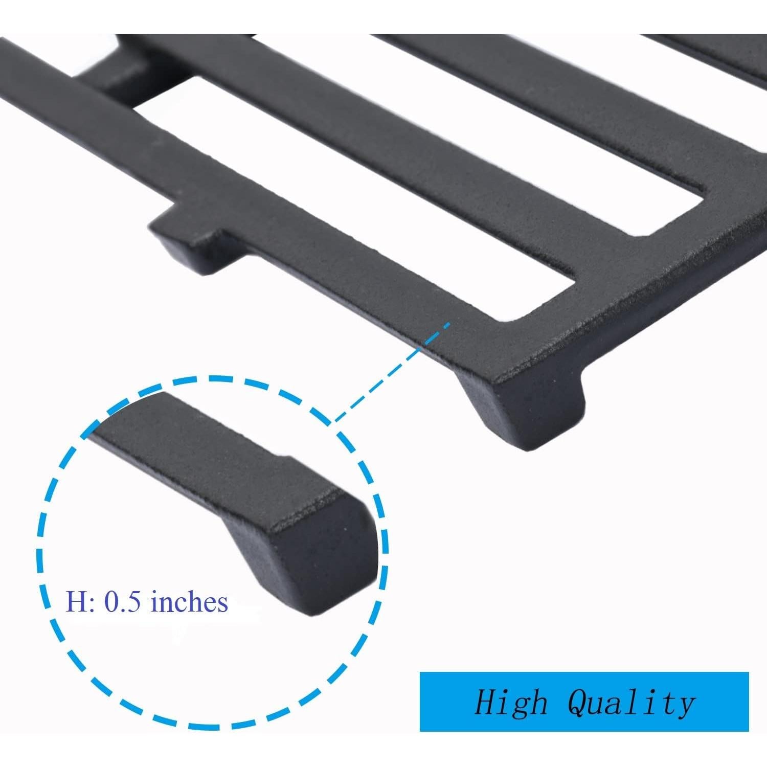 Rejillas de Parrilla Leship 44.5 cm para Weber Spirit 300