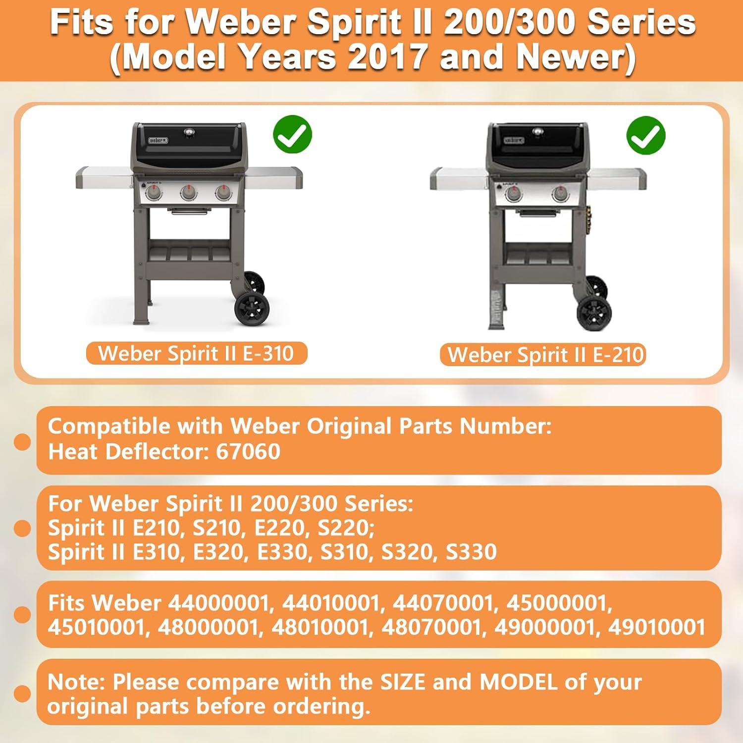 Deflector de Calor PETKAO para Weber Spirit II 200/300