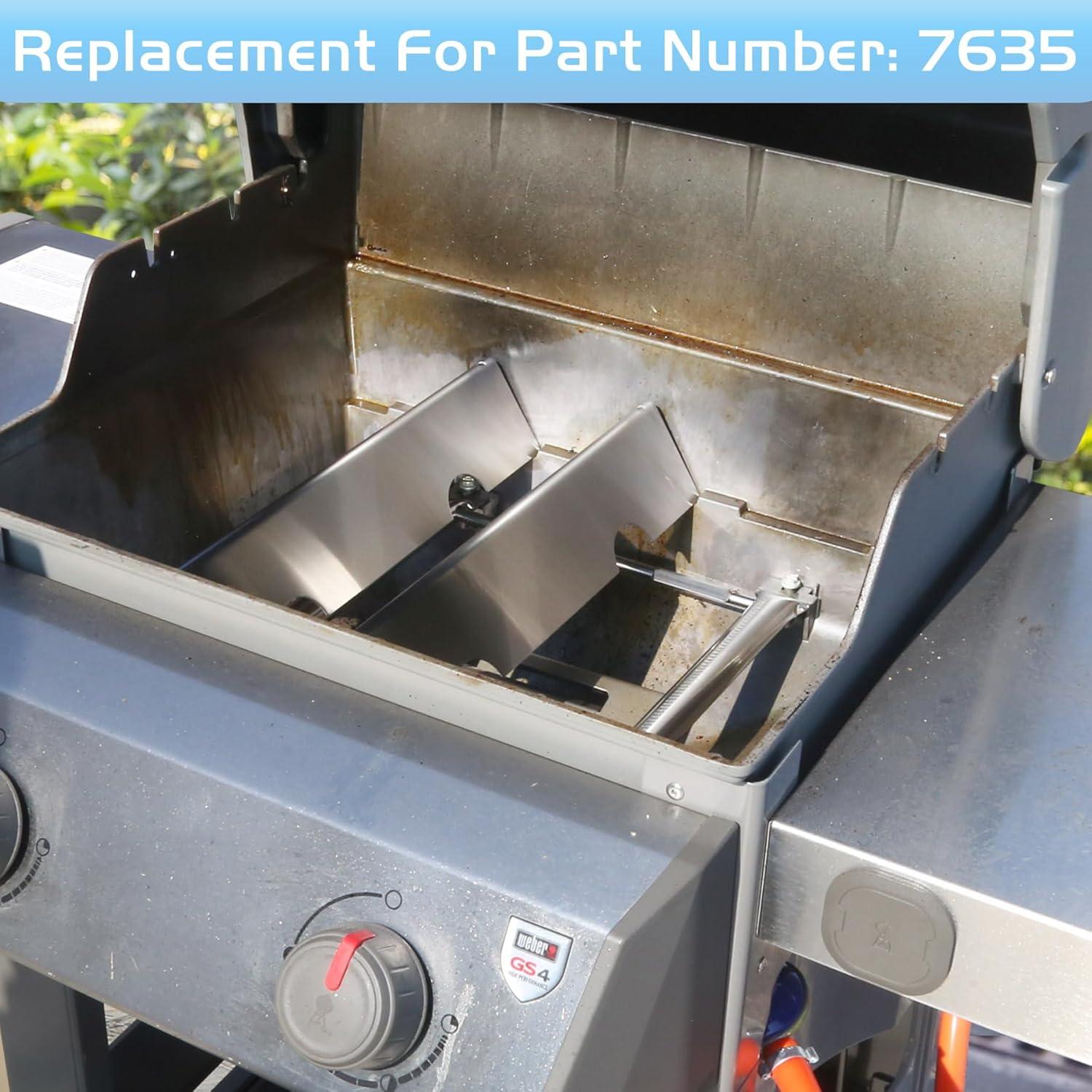 Barras Saborizadoras Weber 7635 Acero Inoxidable 38.7 cm