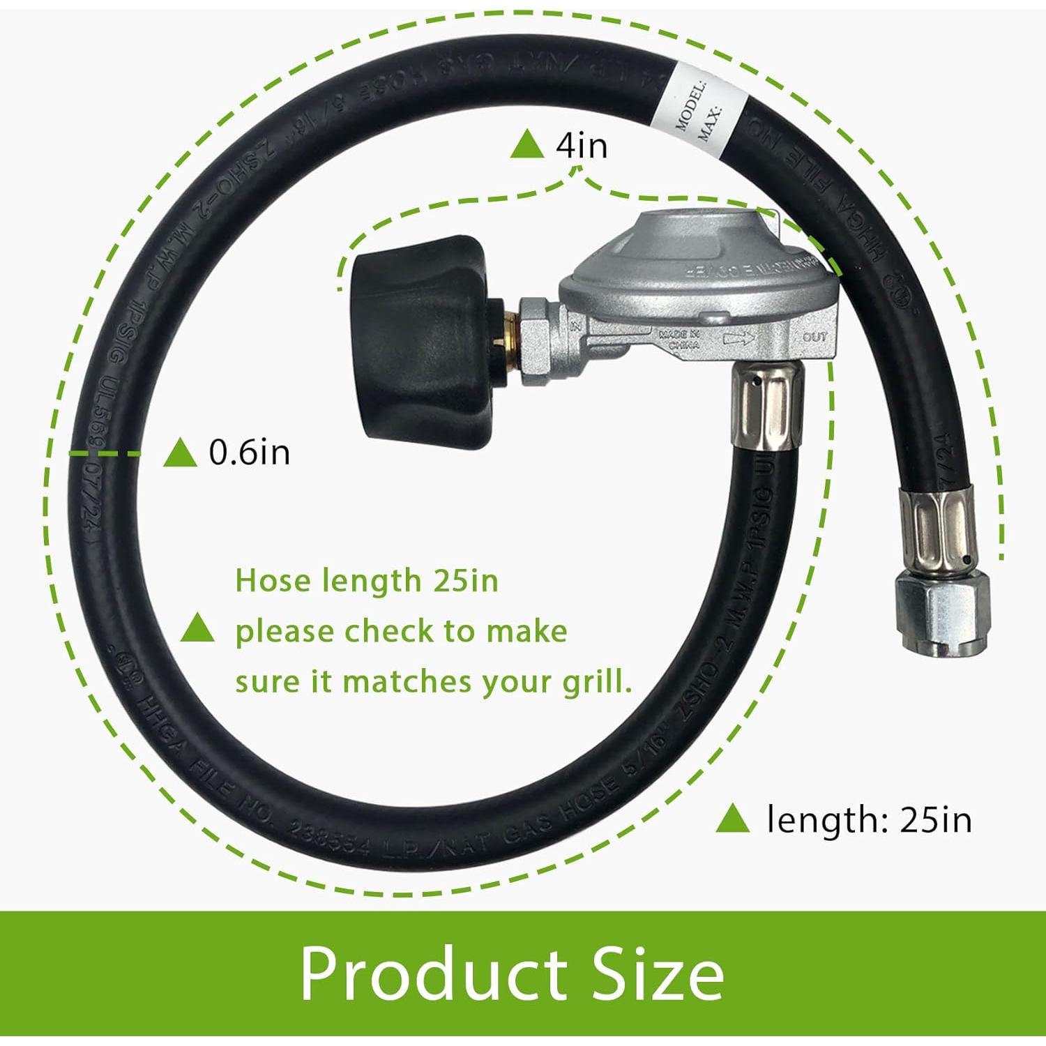 Kit de Manguera y Regulador Weber 25in para Genesis Spirit Summit