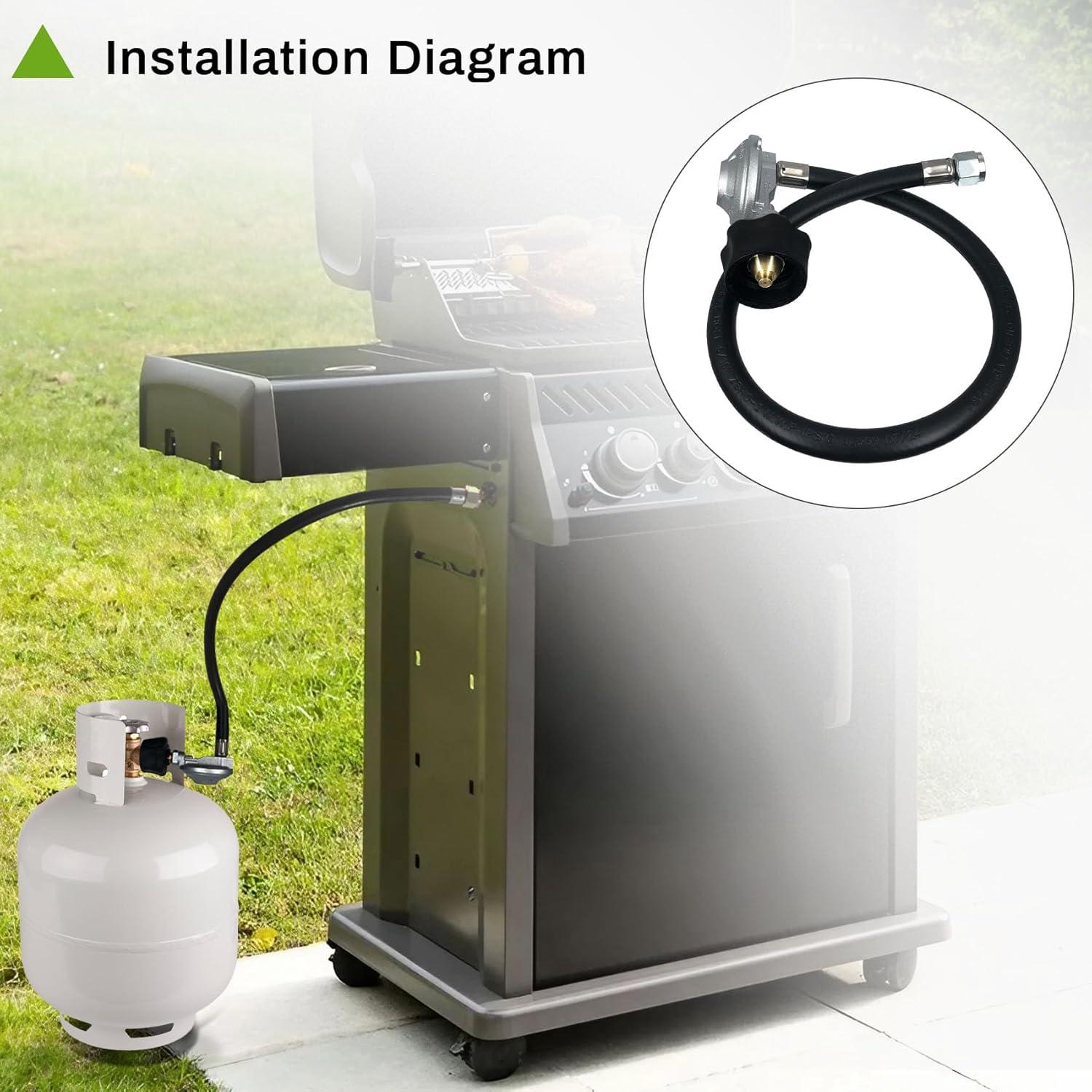 Kit de Manguera y Regulador Weber 25in para Genesis Spirit Summit