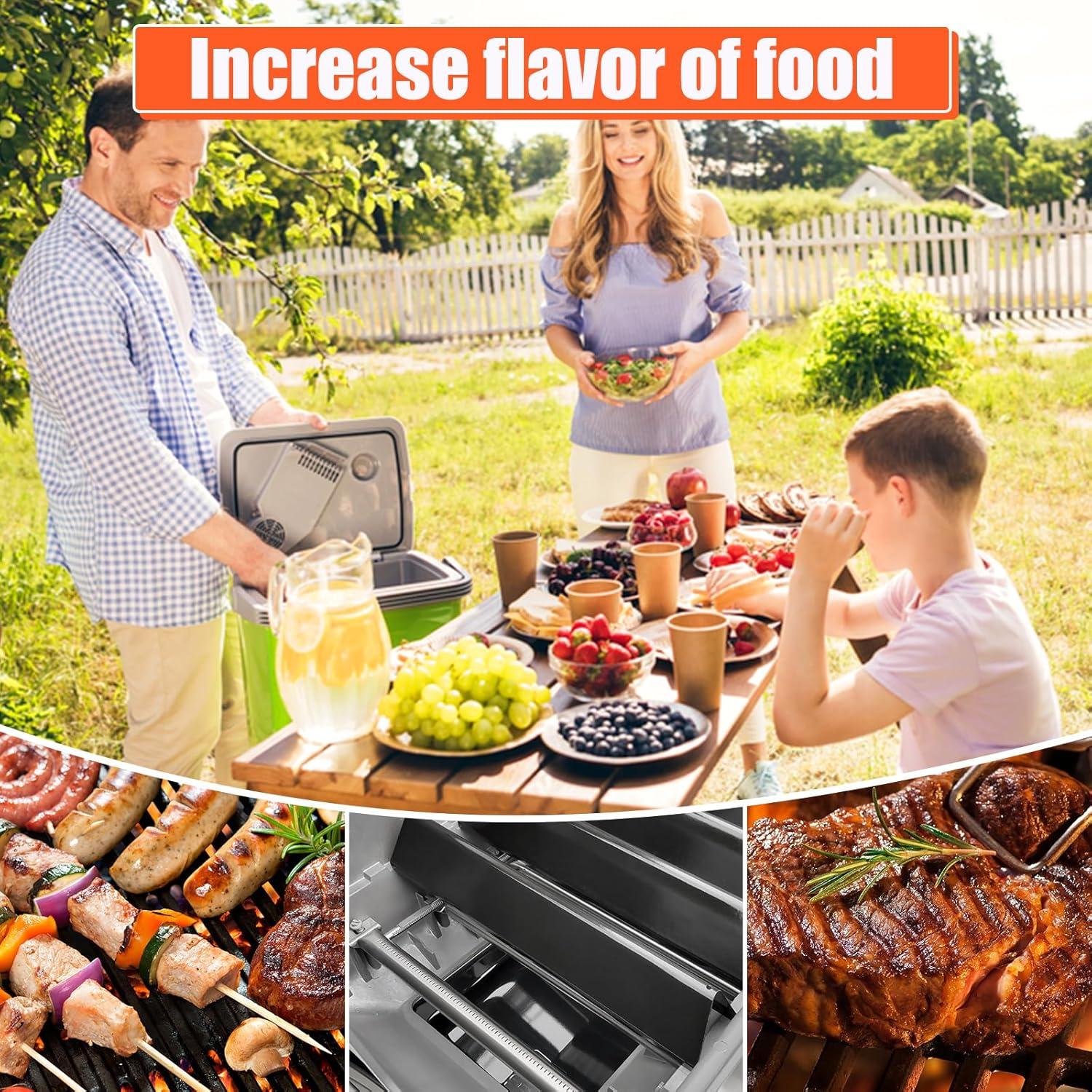 Barras Flavorizer Enameled QuliMetal para Weber Spirit 300