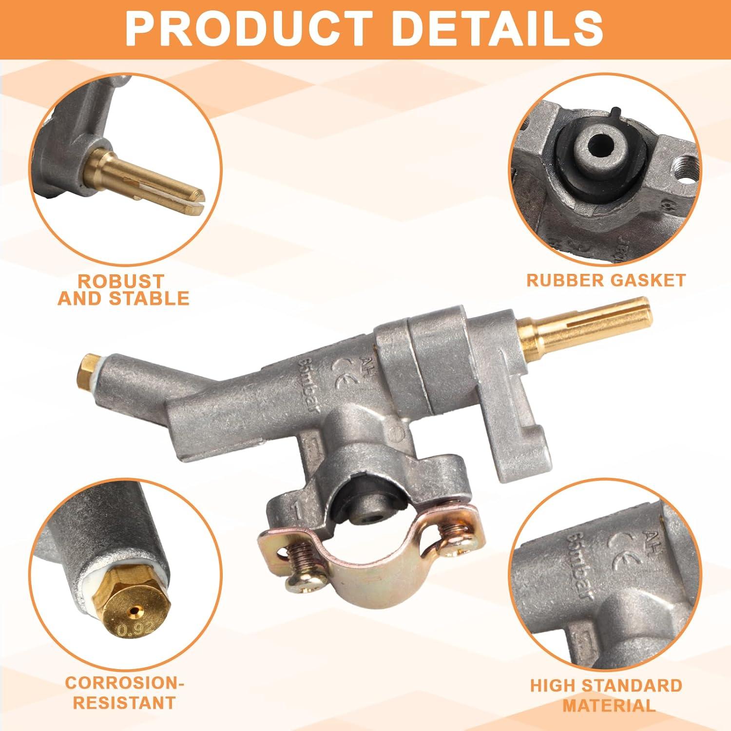 Válvula de Control de Gas PETKAO para Parrilla Weber Spirit 310/315