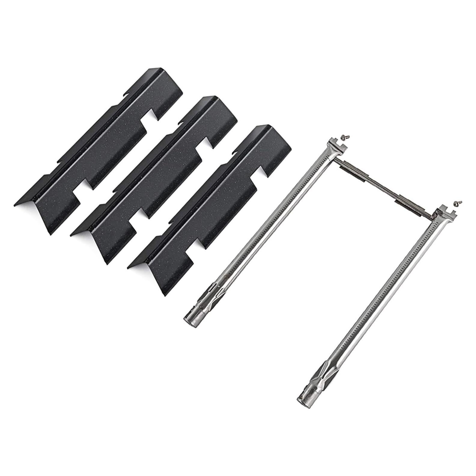 Piezas de Parrilla PETKAO para Weber Spirit 2 - 3 Barras Saborizadoras y 2 Tubos de Quemador