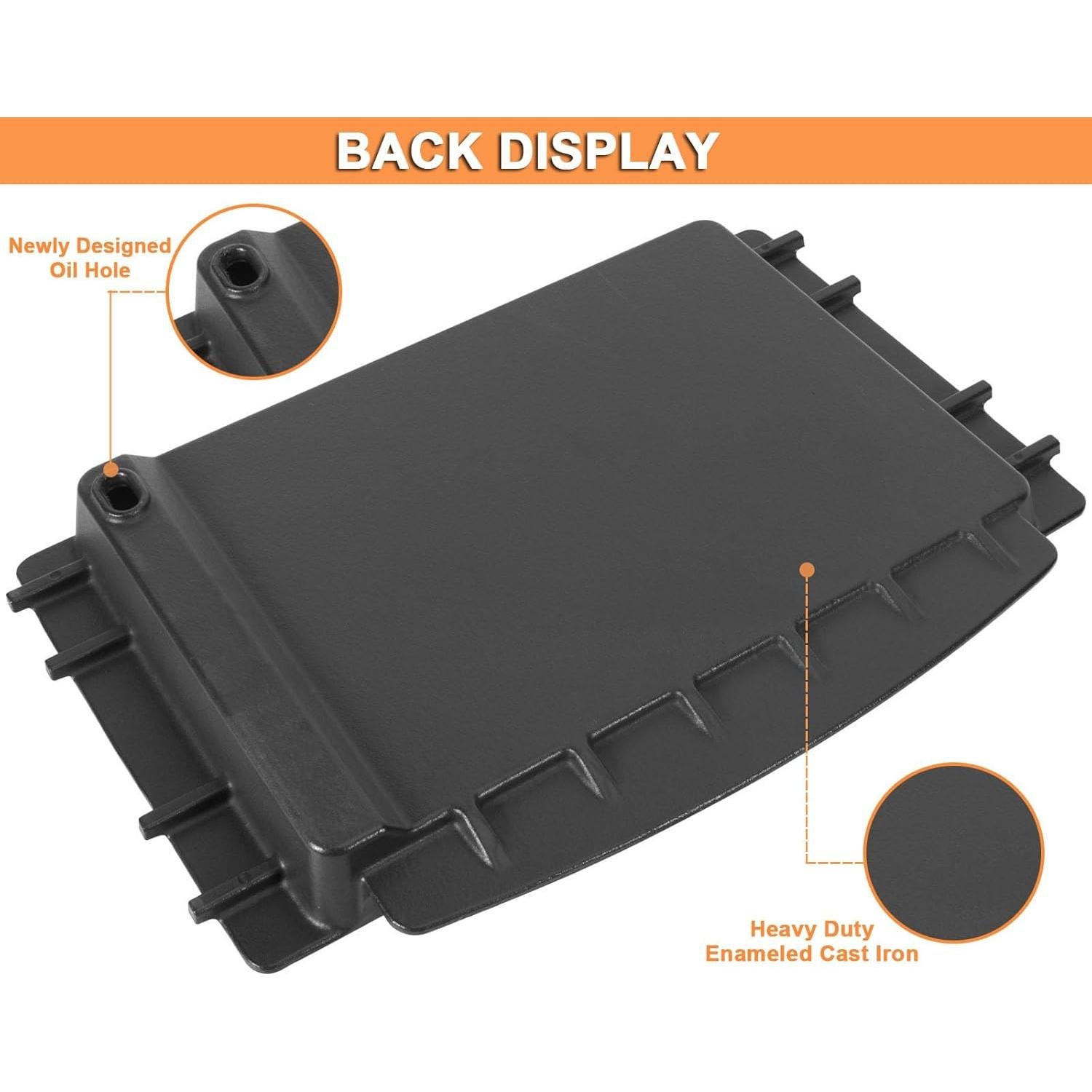 Placa de Plancha de Hierro Fundido PETKAO para Weber 7658