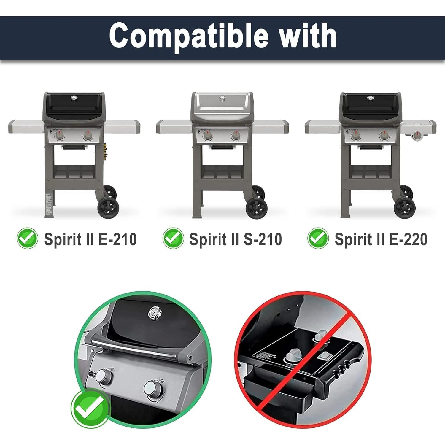 Barras Saborizadoras X Home para Parrilla Weber Spirit II E-210