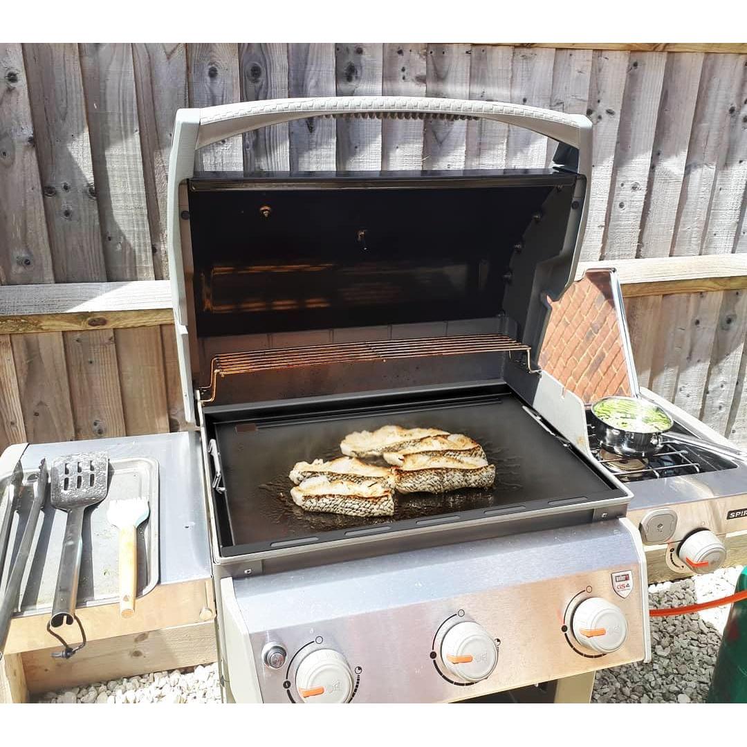 Plancha de Superficie Plana EasiBBQ para Weber Spirit 300