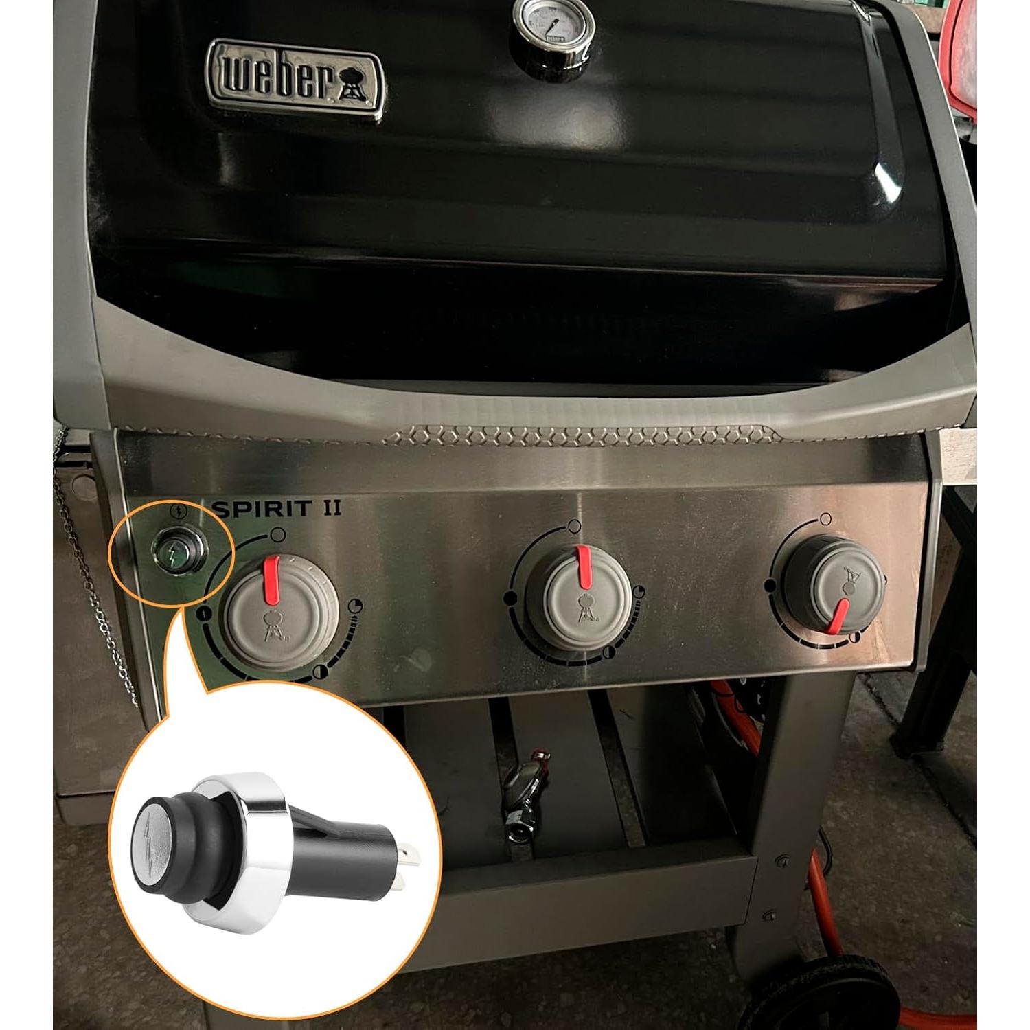 Interruptor de encendido Weber 66220 para Genesis II y Spirit II