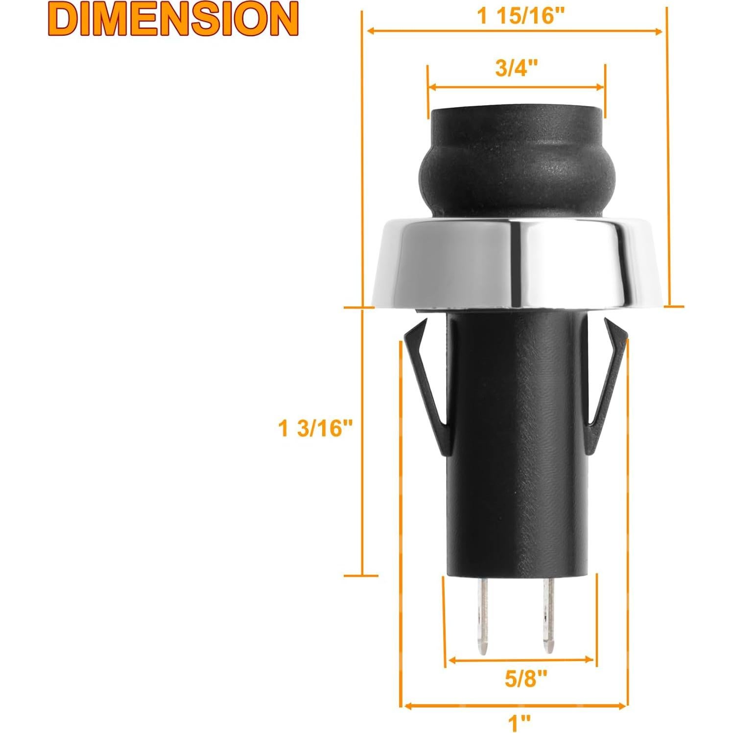 Interruptor de encendido Weber 66220 para Genesis II y Spirit II