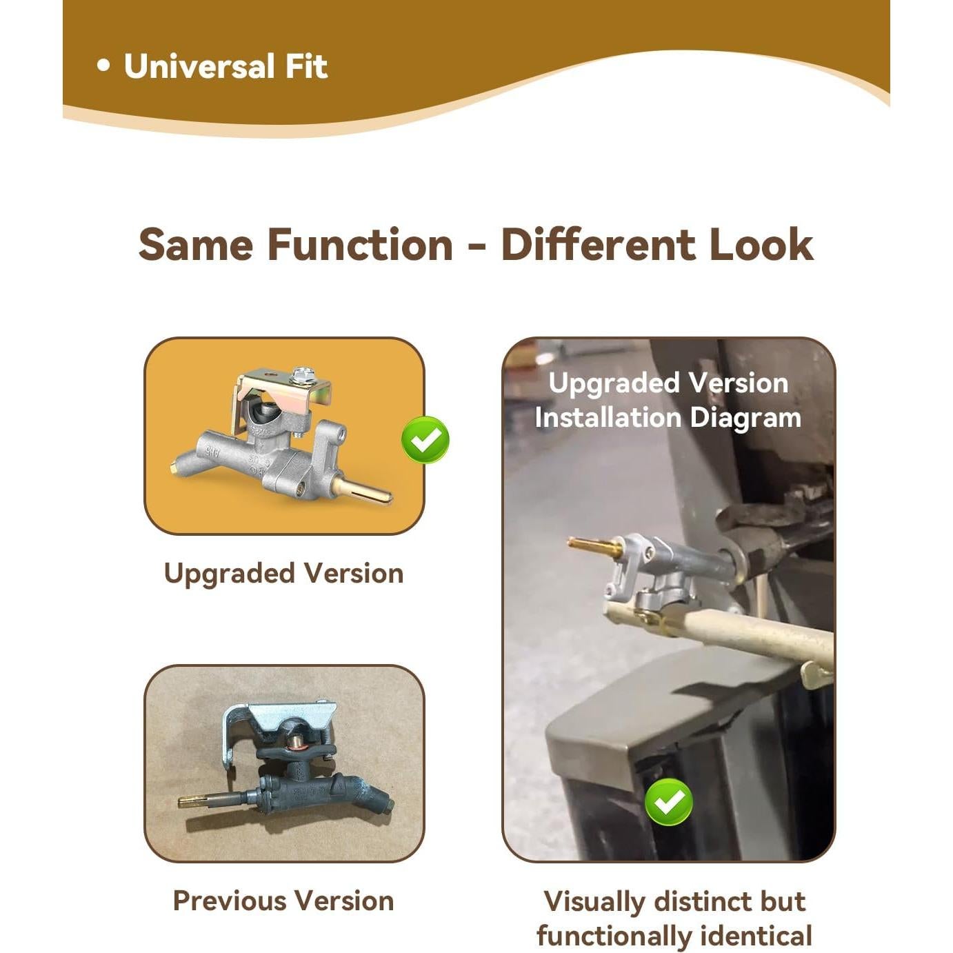 Válvula de Control para Parrilla Weber Spirit II Rigshru