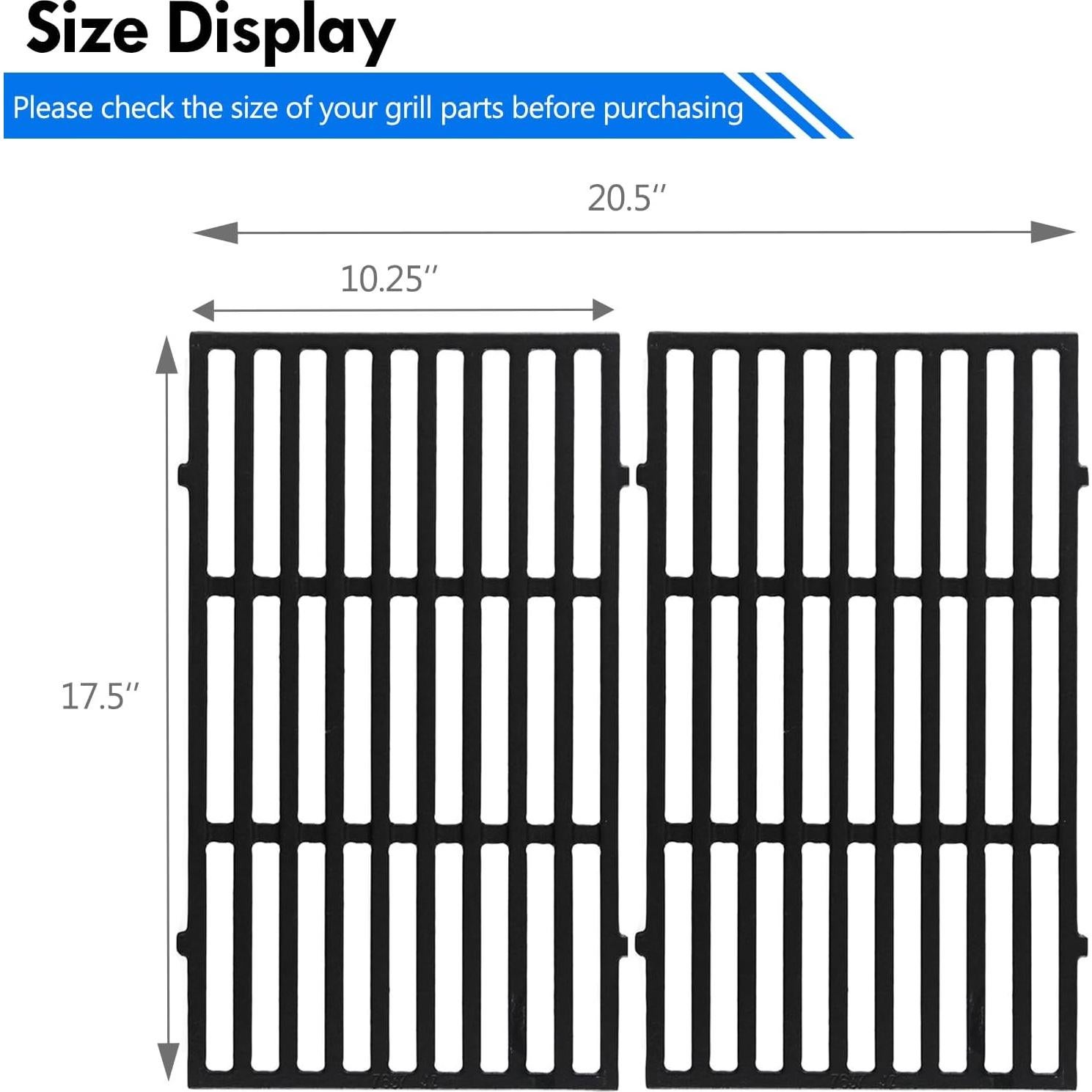 Rejillas de Parrilla de Hierro Fundido Weber Spirit 200 44.5x52.1cm
