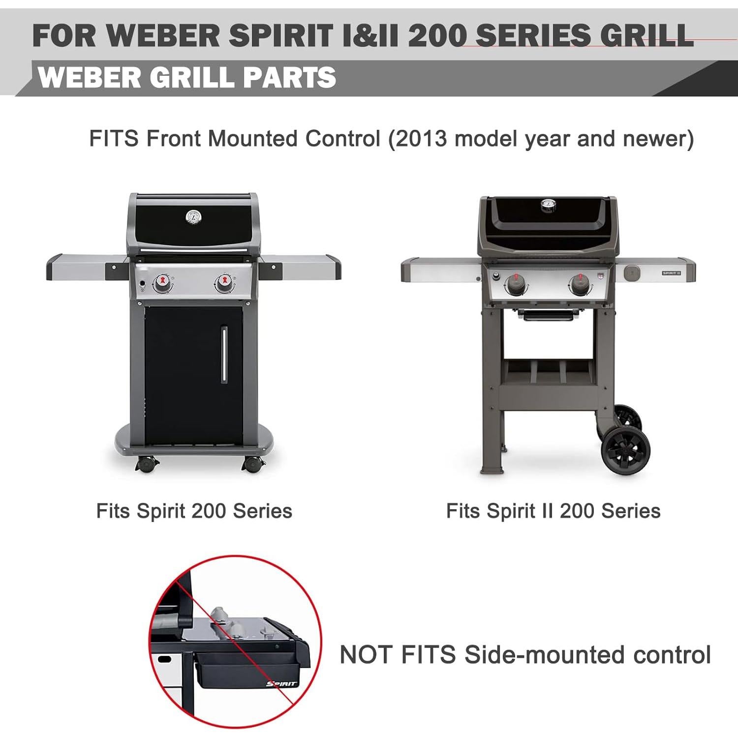 Piezas de Repuesto Weber Spirit E210 - Barras Flavorizer y Quemadores
