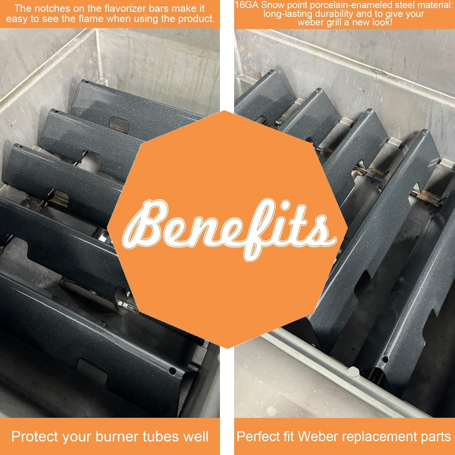 Barras Flavorizer PETKAO 7636 para Parrillas Weber Spirit II