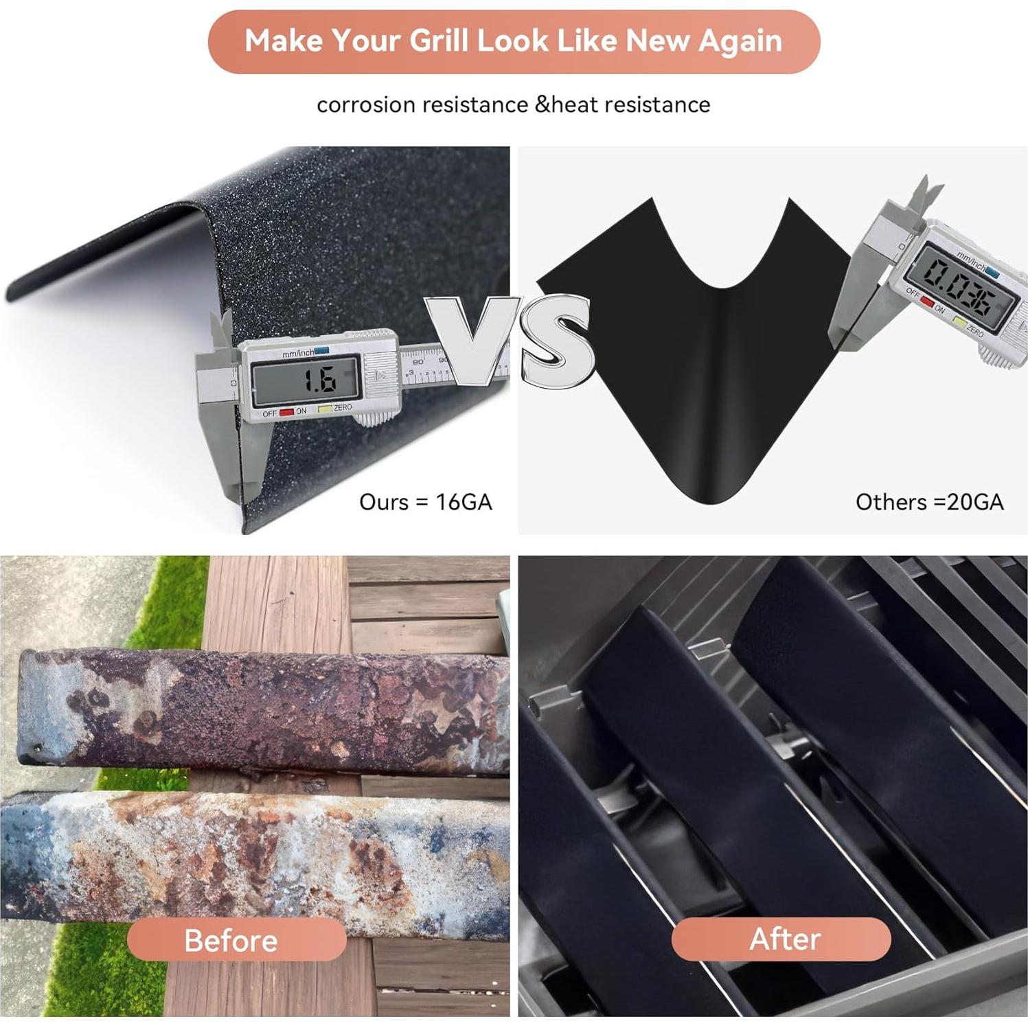 Barras Saborizadoras Weber Spirit 2 Enameled 15.3" 7736