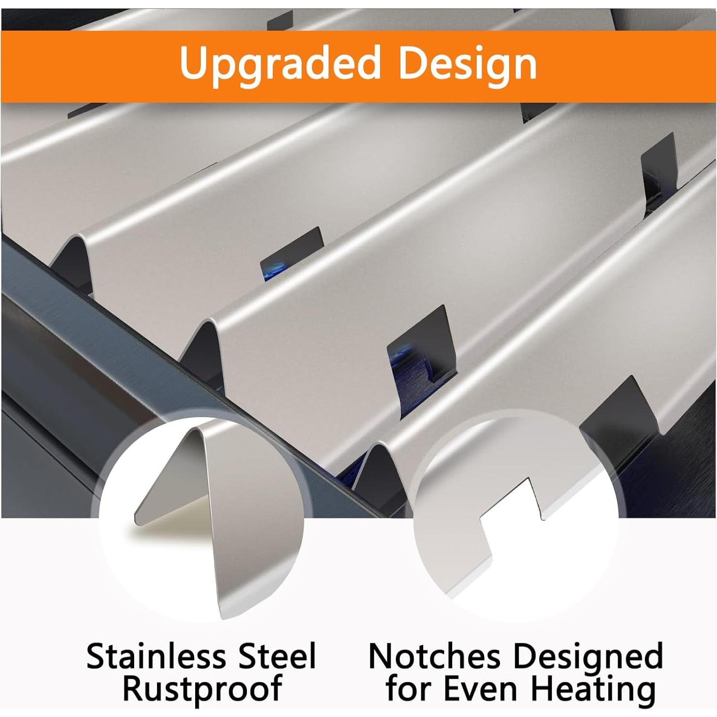 Barras Saborizadoras GOKOTASA 7636 para Parrillas Weber Spirit II