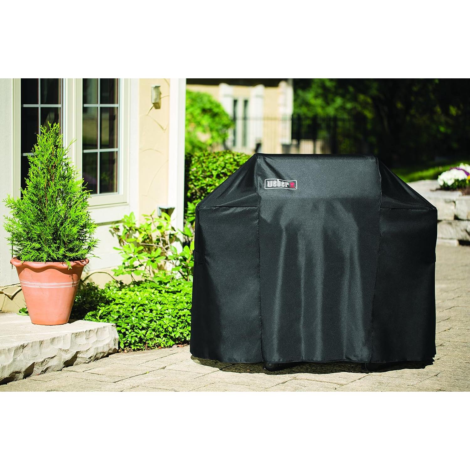 Funda para Parrilla Weber Spirit 220/300, 132x65.5 cm, Negra