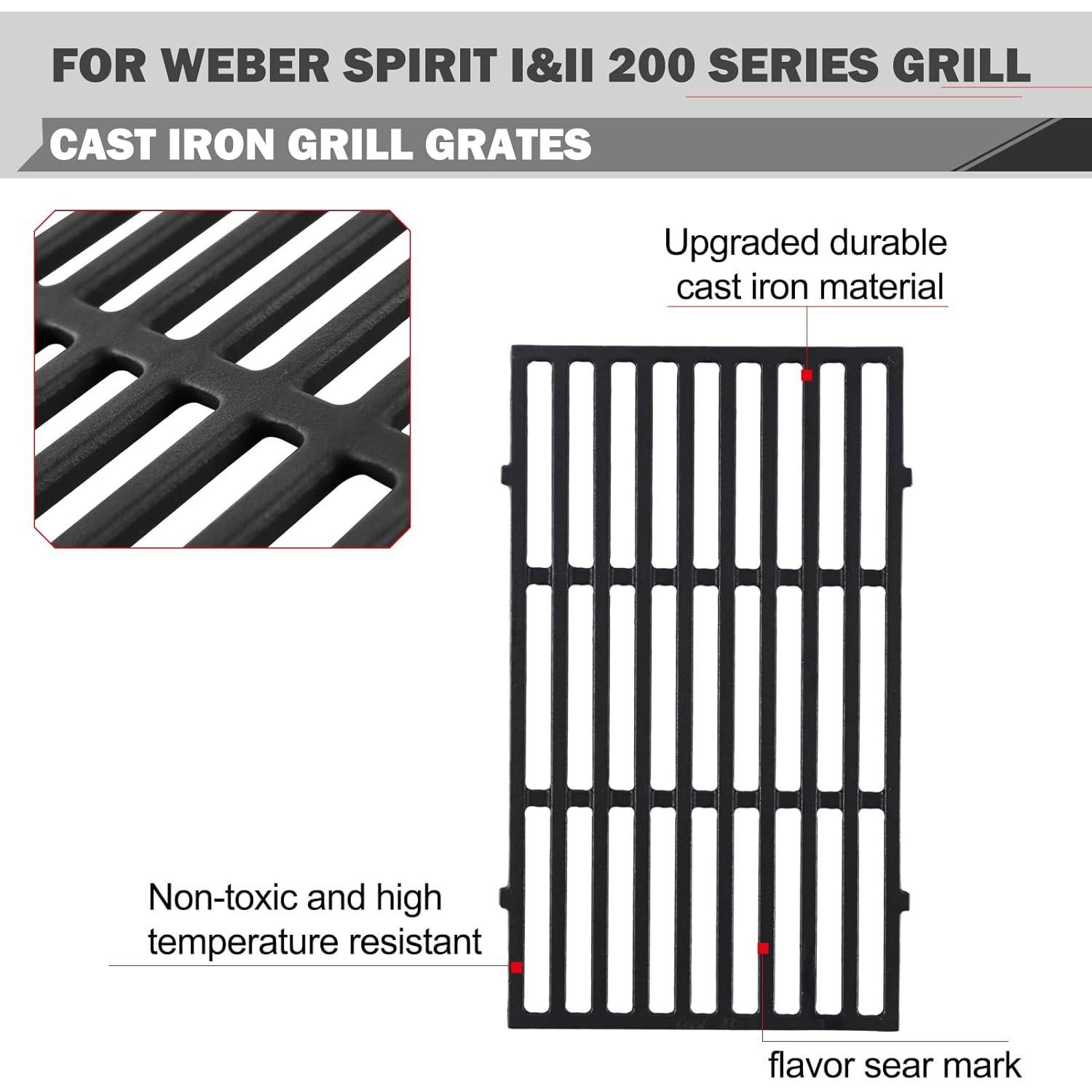 Rejillas de Parrilla Oklagarden para Weber Spirit E210 E215