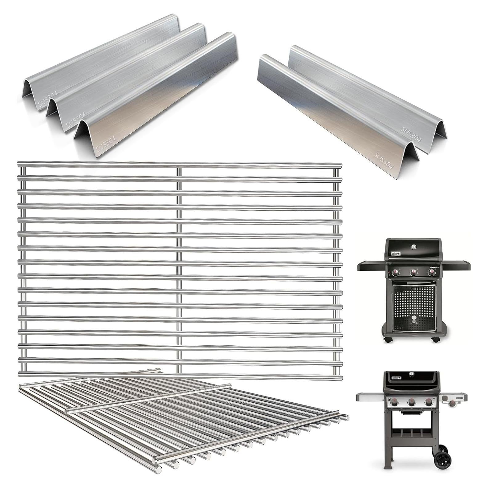 Rejillas y Barras Flavorizer Weber Spirit 7638 7636 Acero Inoxidable