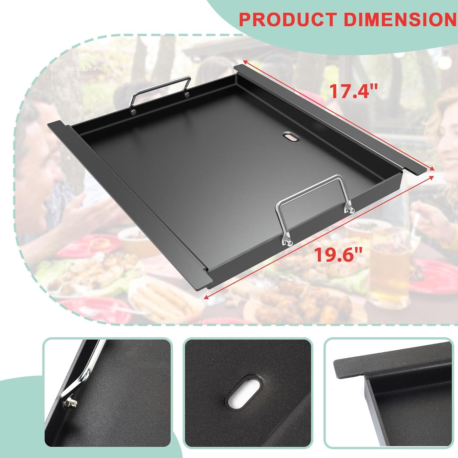 Plancha de Acero al Carbono WEBROIL para Parrillas Weber Spirit 200