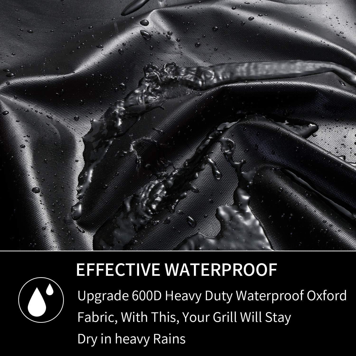 Cubierta de Parrilla Jiesuo 48" Resistente al Agua para Weber Spirit II