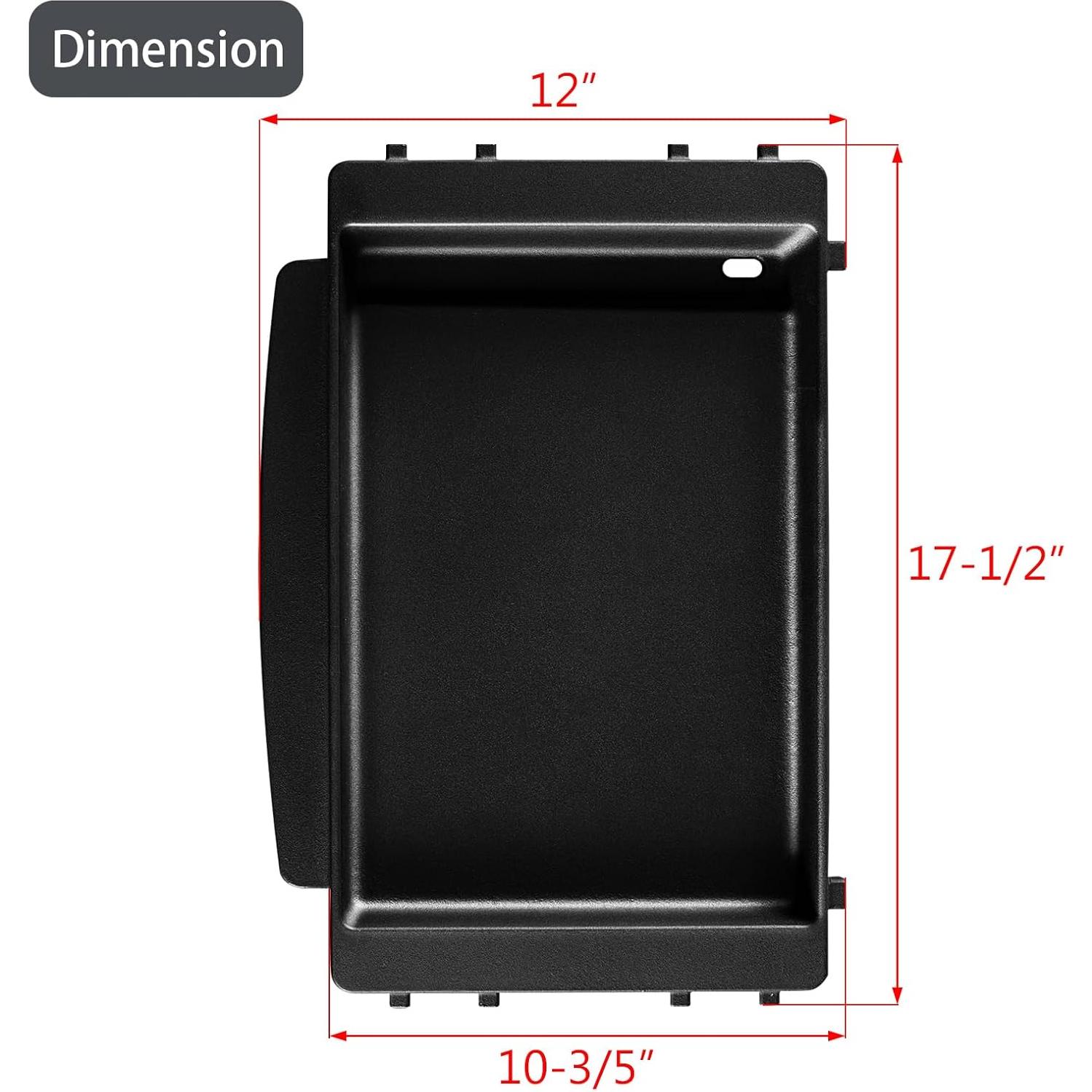 Plancha de Hierro Fundido Charbrofire para Parrilla Weber 7658