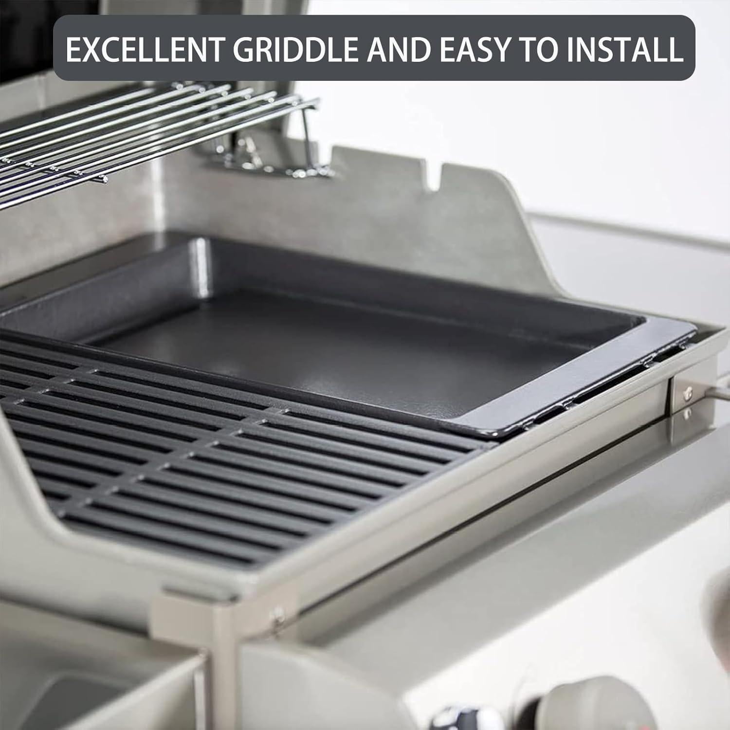 Plancha de Hierro Fundido Charbrofire para Parrilla Weber 7658