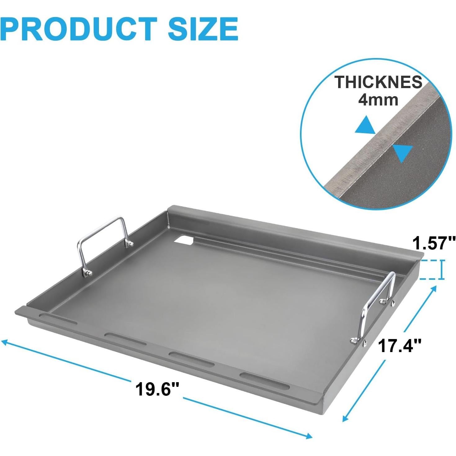 Plancha de Gas TAILGRILLER para Weber Spirit 200 - 49.8x44.2 cm