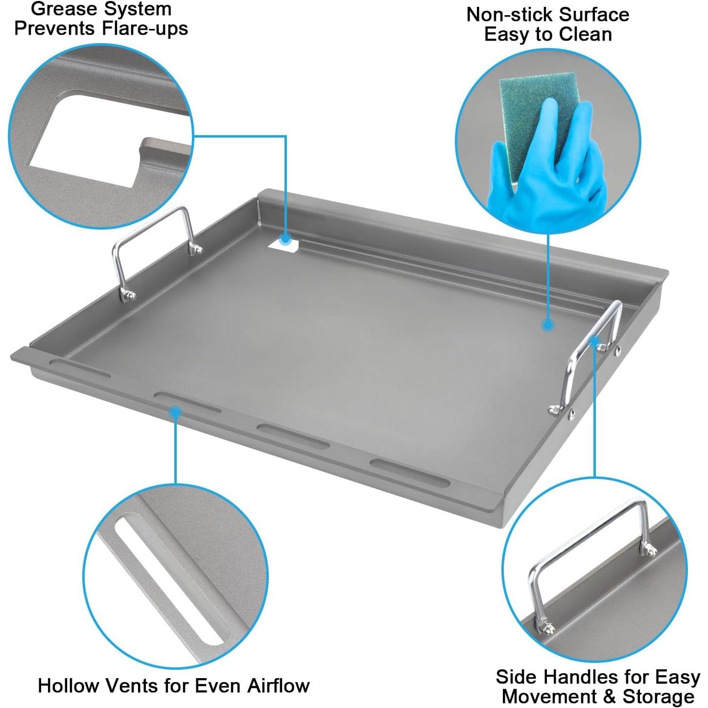 Plancha de Gas TAILGRILLER para Weber Spirit 200 - 49.8x44.2 cm