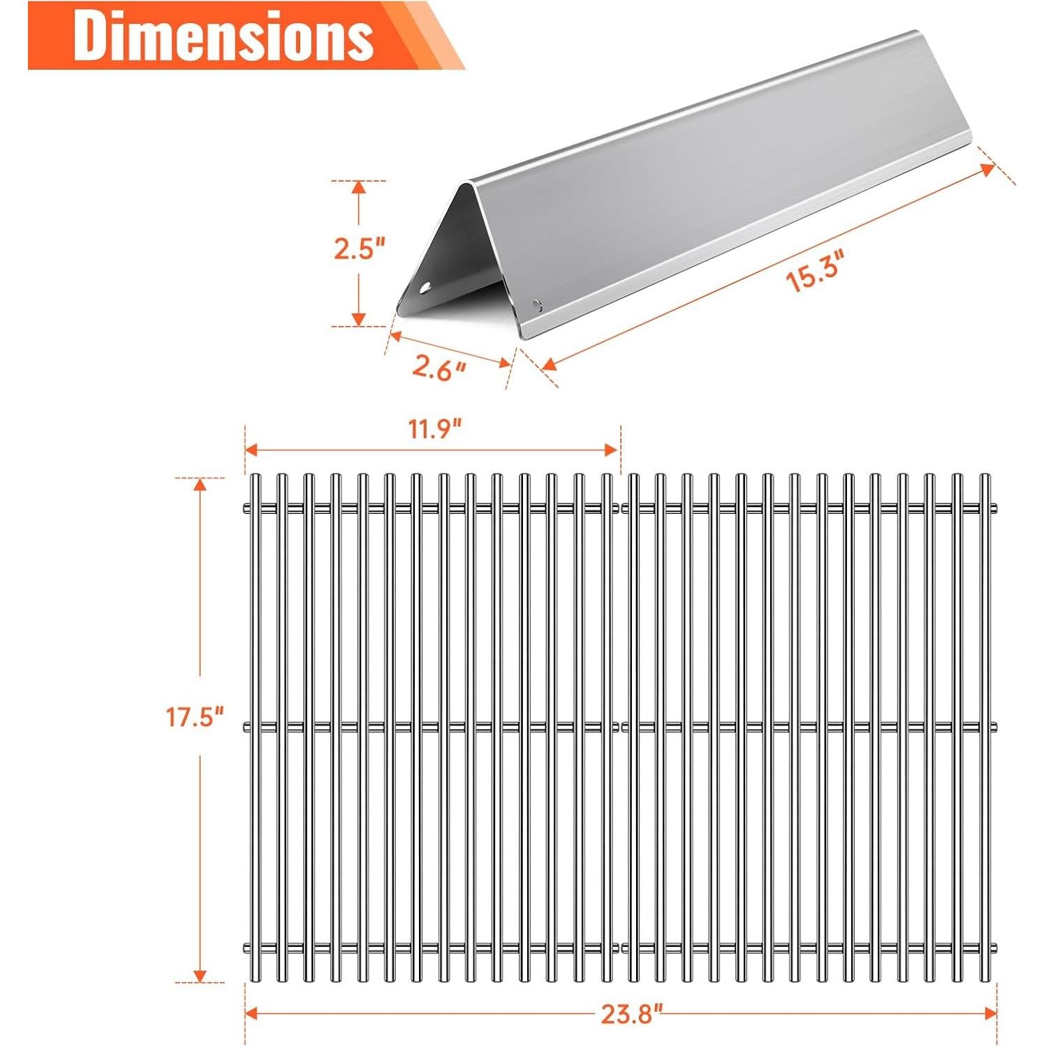 Rejillas y Barras Saborizadoras Weber Spirit 300 LPTNFRTN