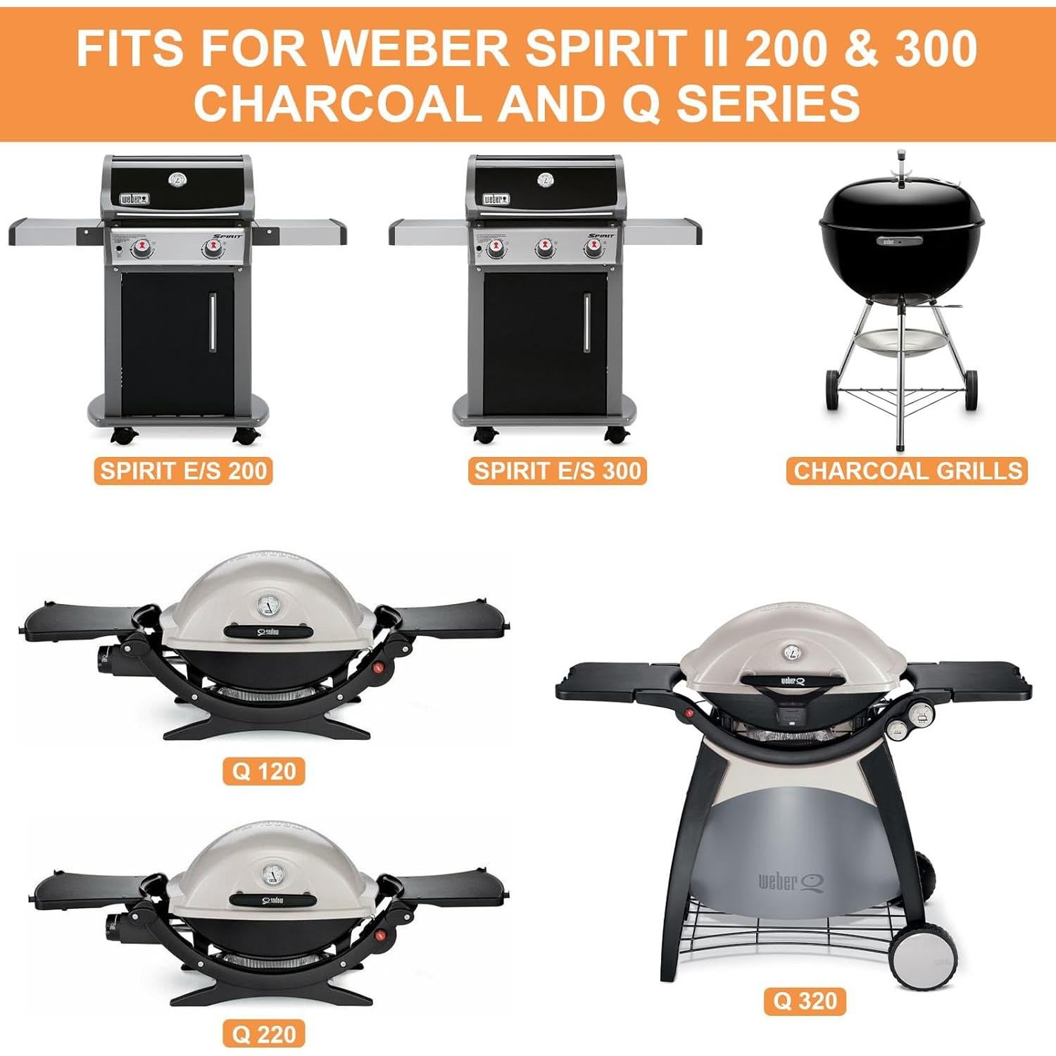 Termómetro de Tapa PETKAO para Parrillas Weber 22"