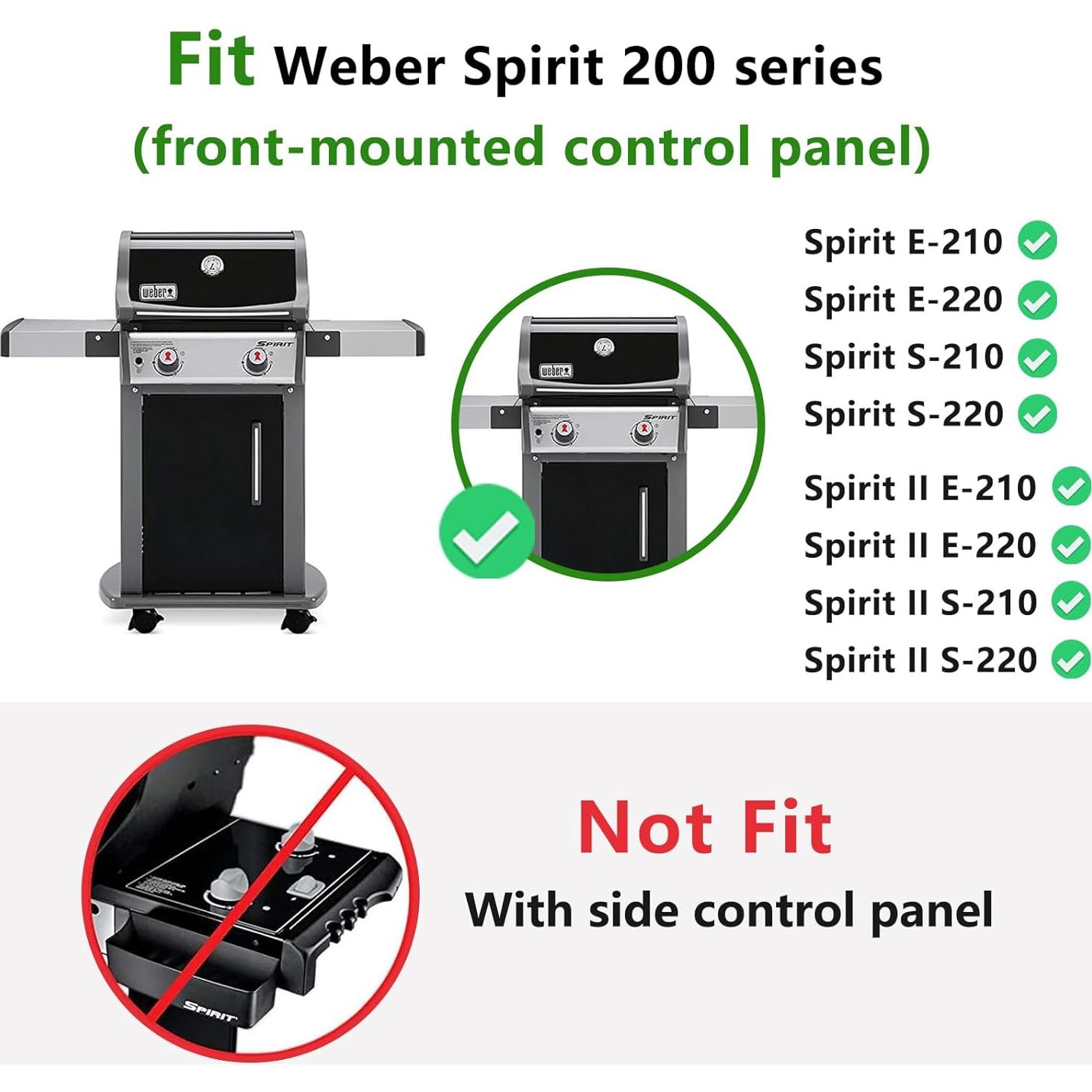 Barras de Sabor Hongso 7635 para Parrilla Weber Spirit 200