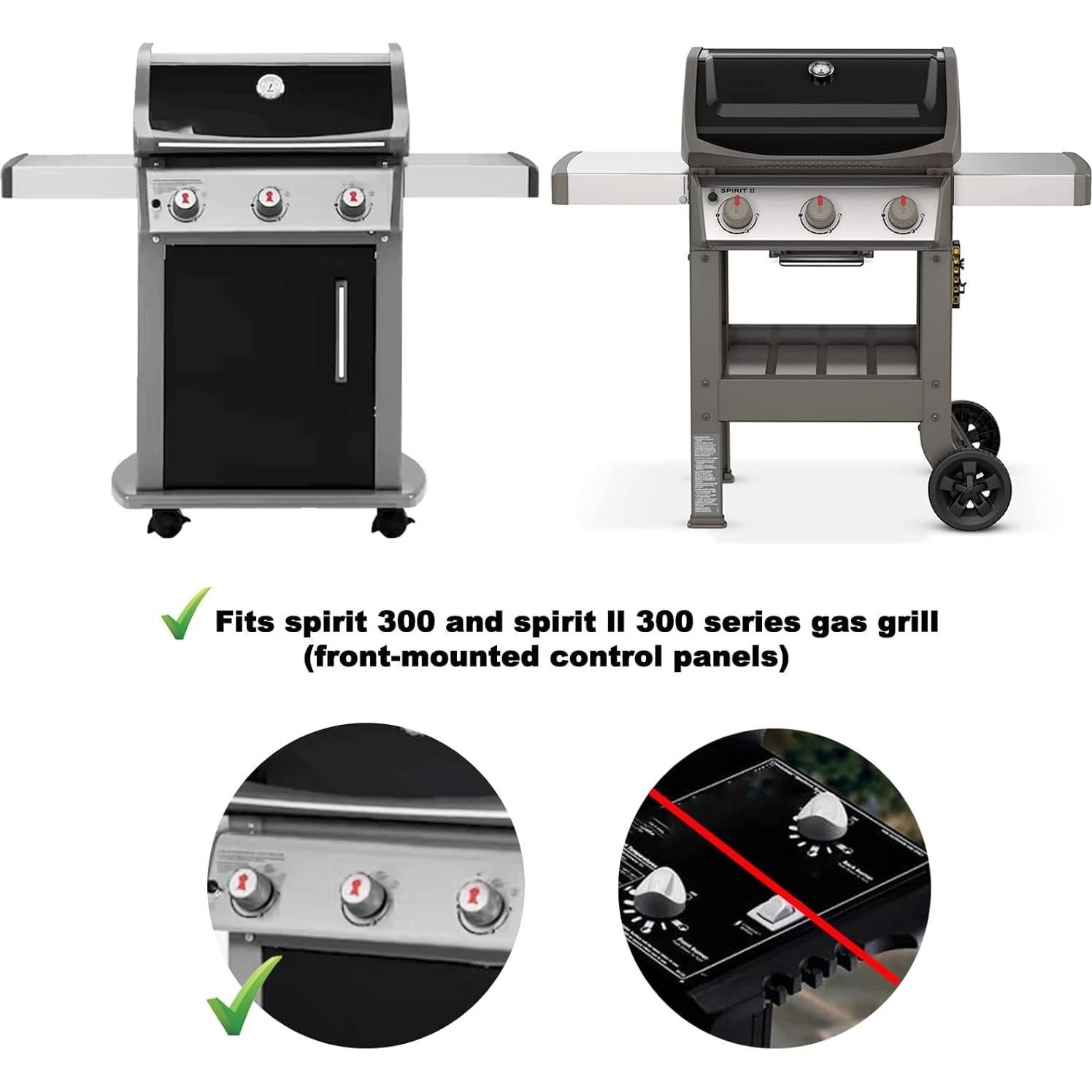 Rejillas de Parrilla Weber Spirit 300 - Grillflame 44.5x60.5 cm