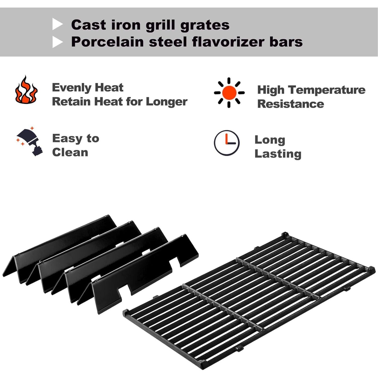 Rejillas de Parrilla Weber Spirit 300 - Grillflame 44.5x60.5 cm