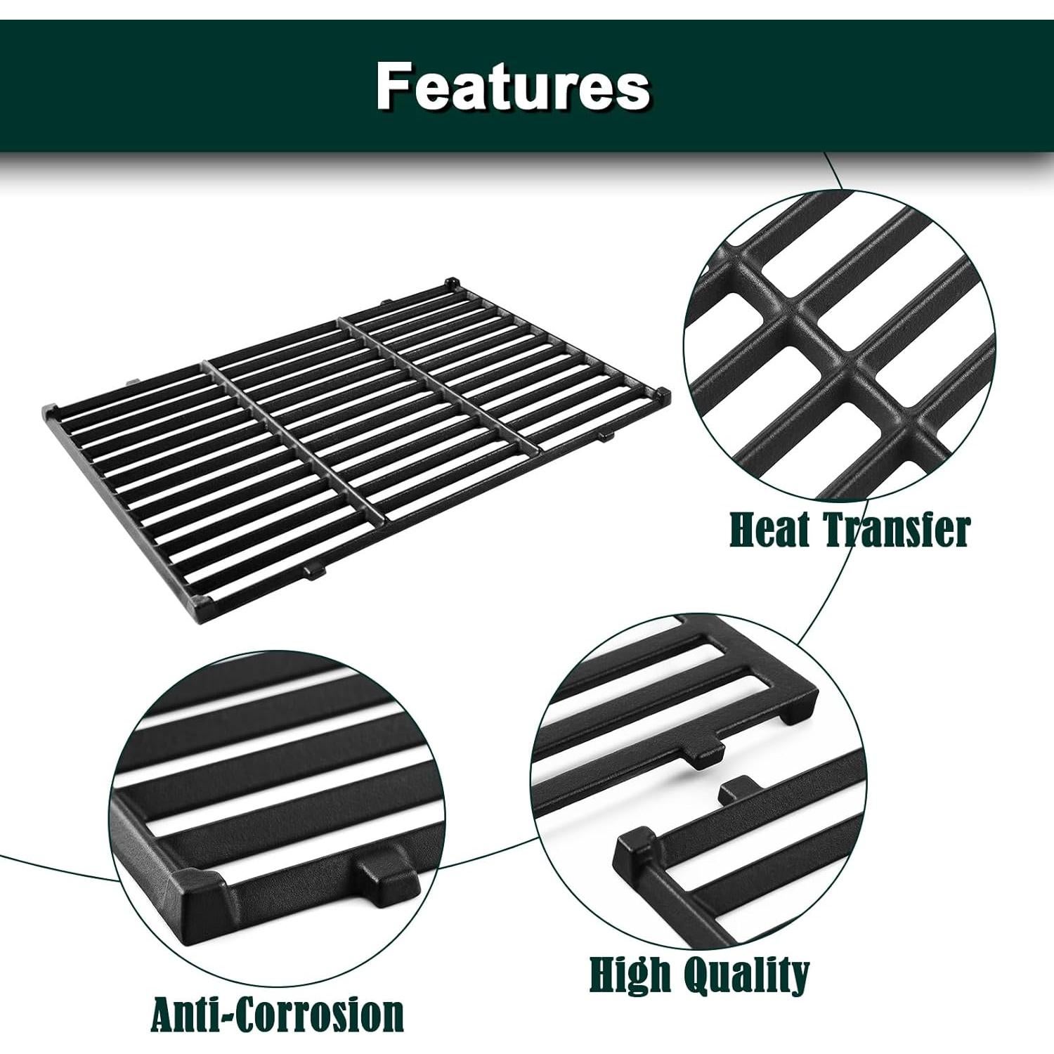 Rejillas de Parrilla Weber Spirit 300 - 2 Pcs 30.2x44.5cm