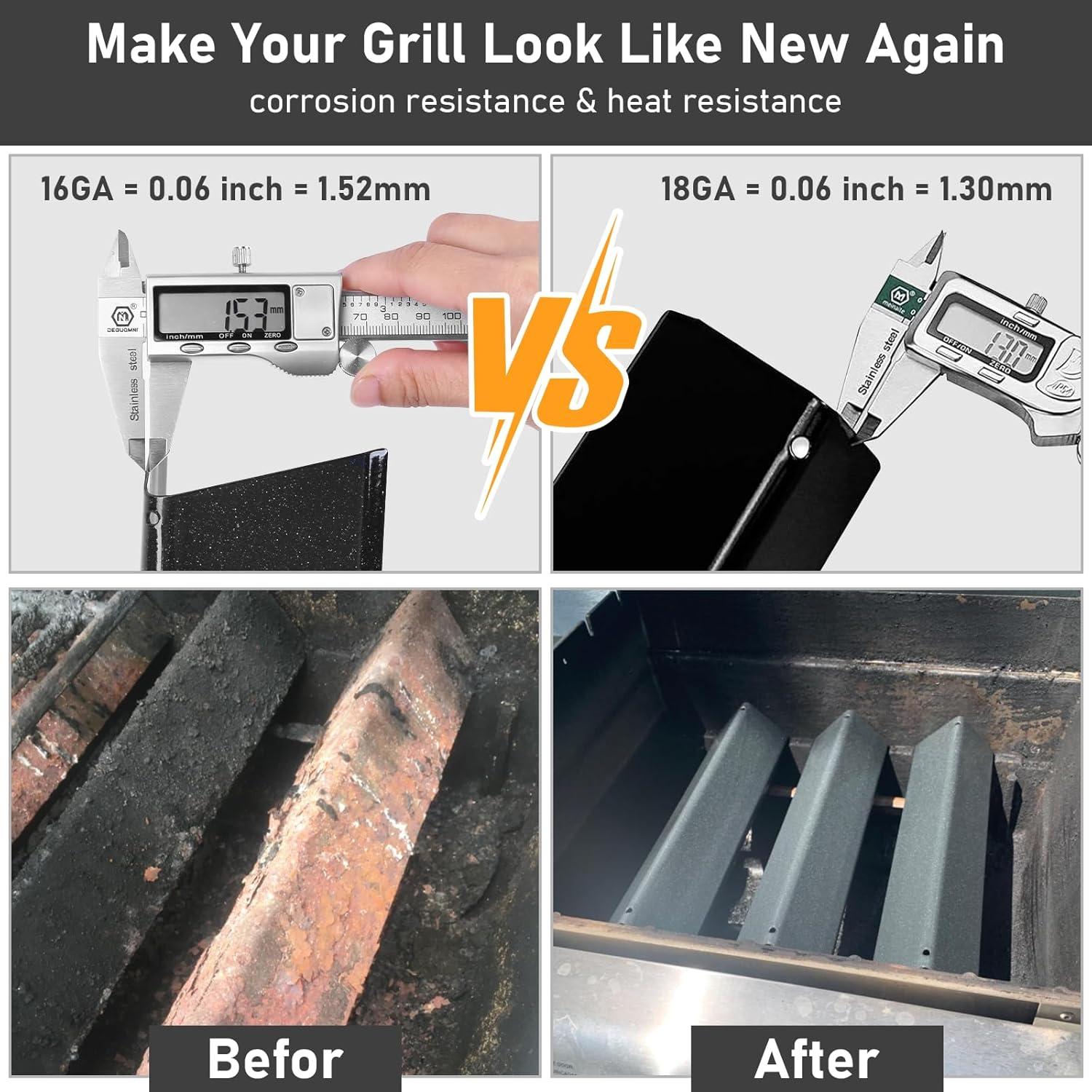 Barras Flavorizer Weber Spirit E-210 7635 - Acero Porcelana