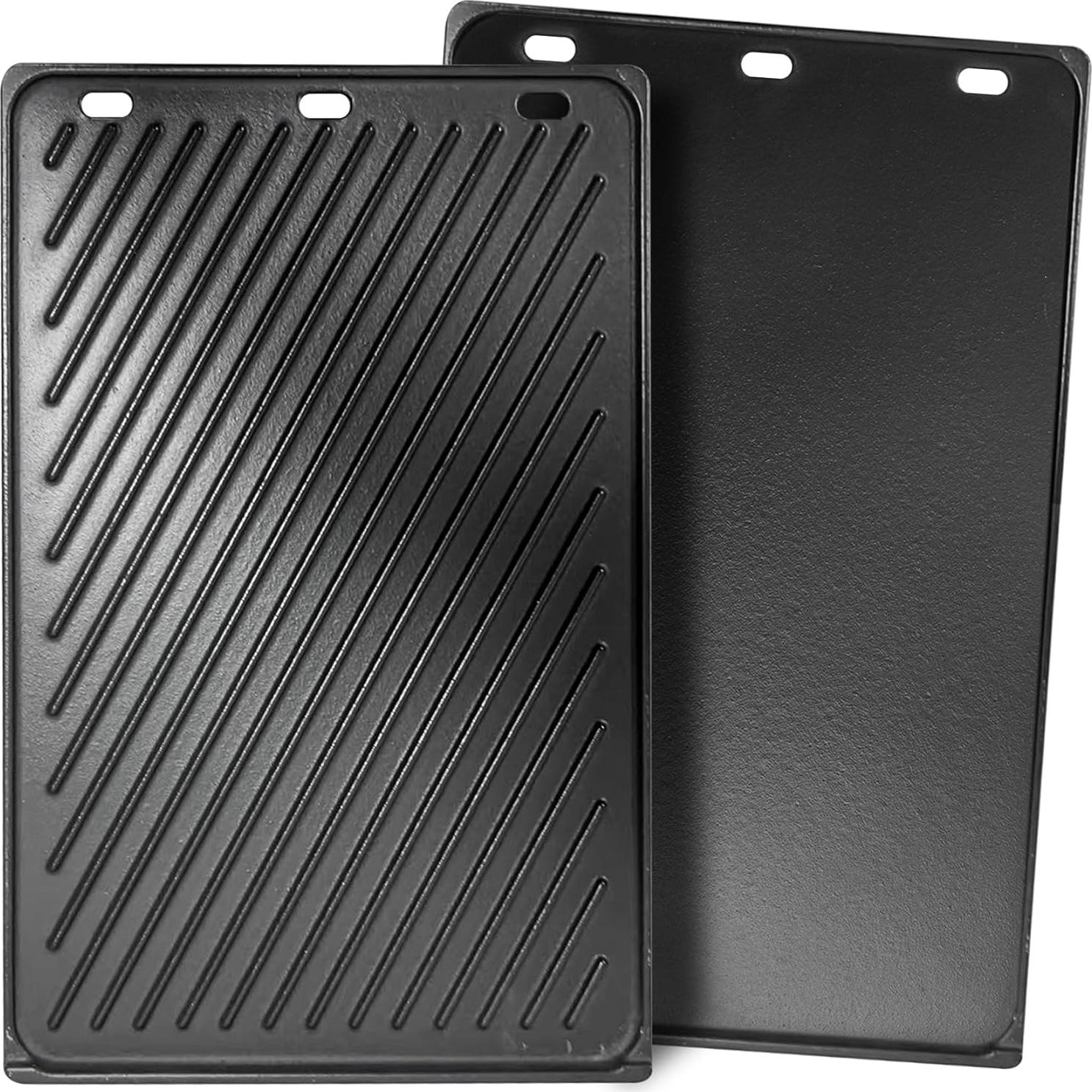 Plancha de Hierro Fundido Reversible SafBbcue para Parrilla Weber 7637