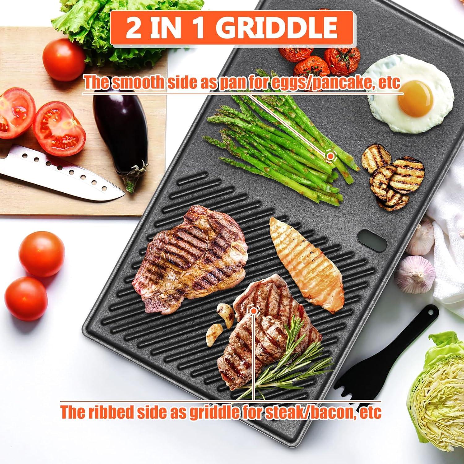 Parrilla de Hierro Fundido QuliMetal 7637 para Weber Spirit 200