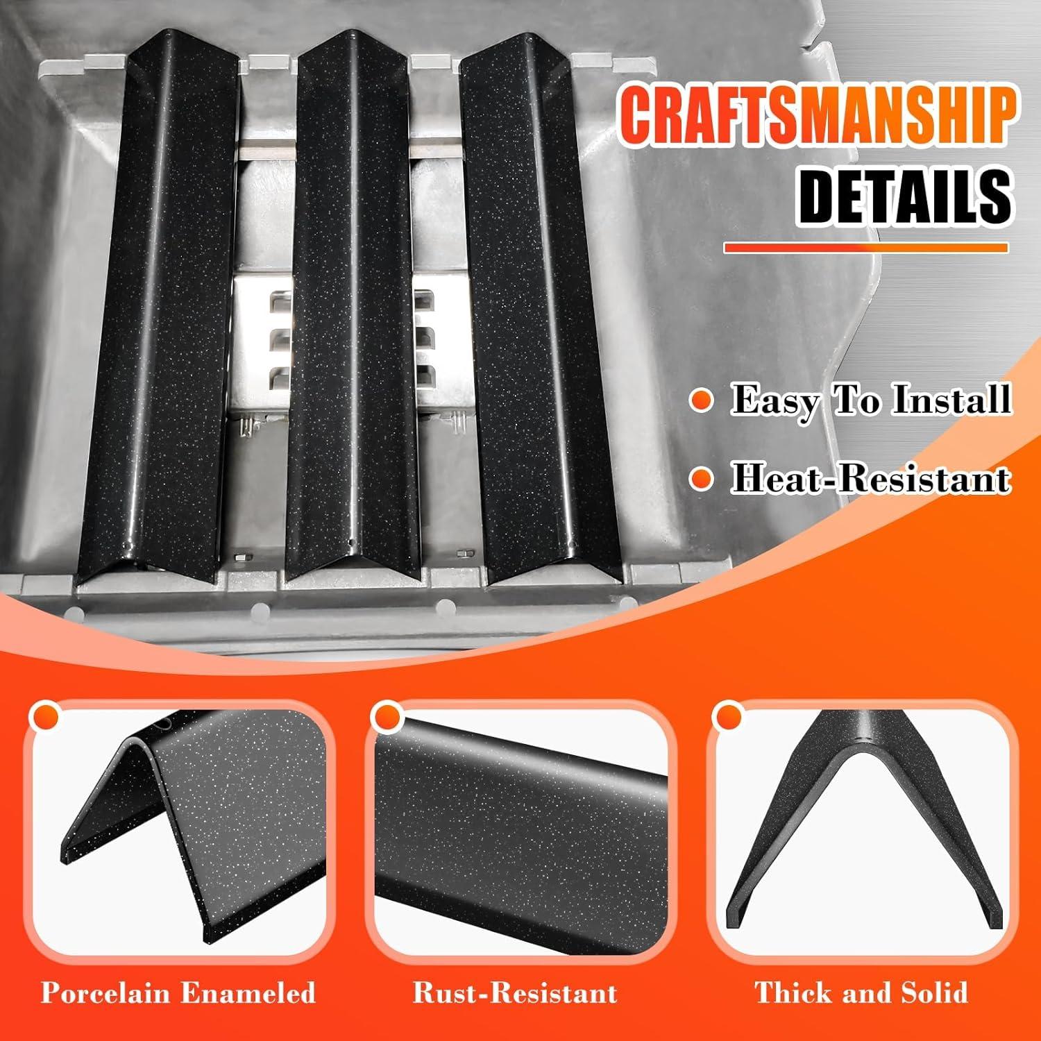 Barras de Sabor Hisencn 7635 para Parrilla Weber Spirit 200