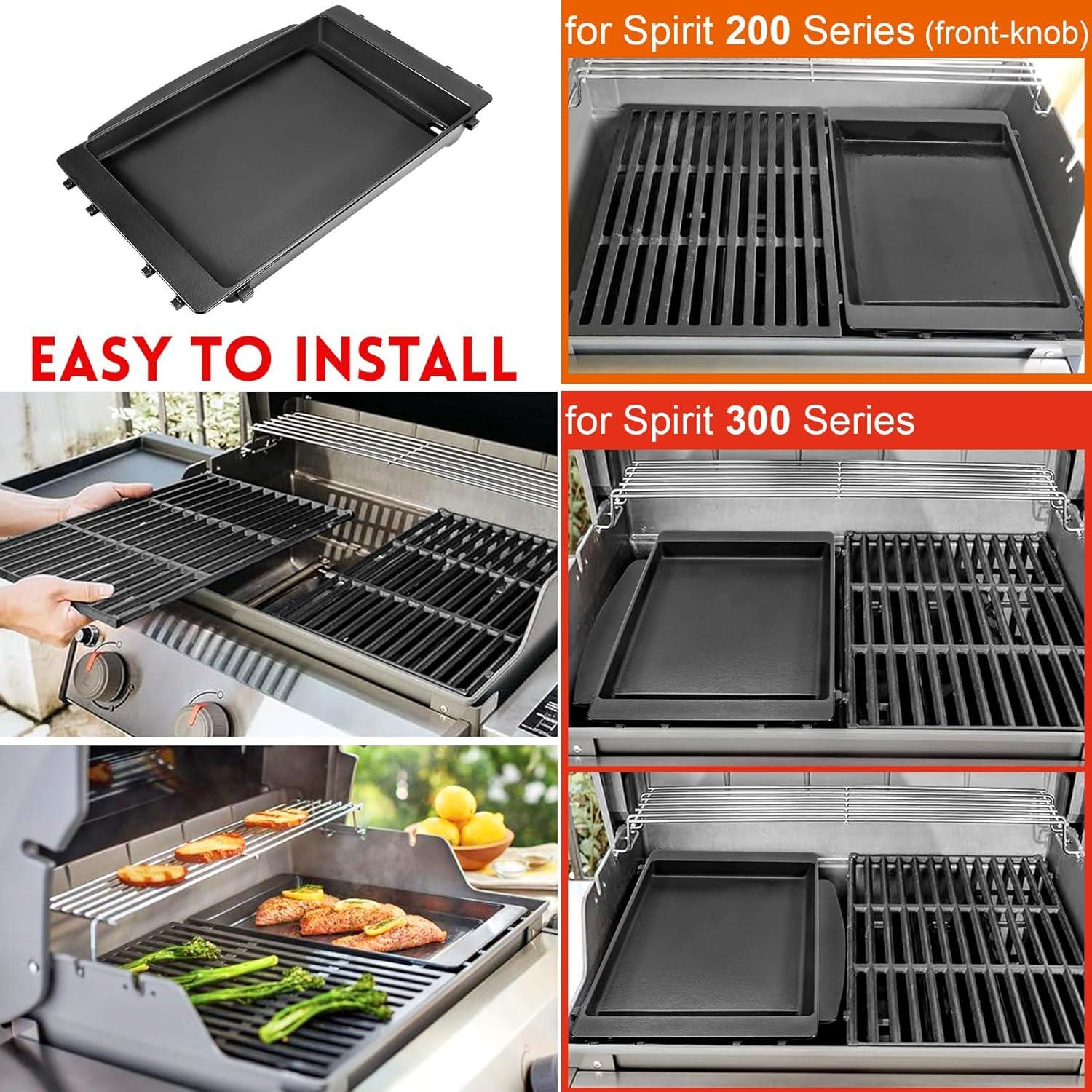 Plancha de Hierro Fundido GasSaf 7658 para Parrilla Weber