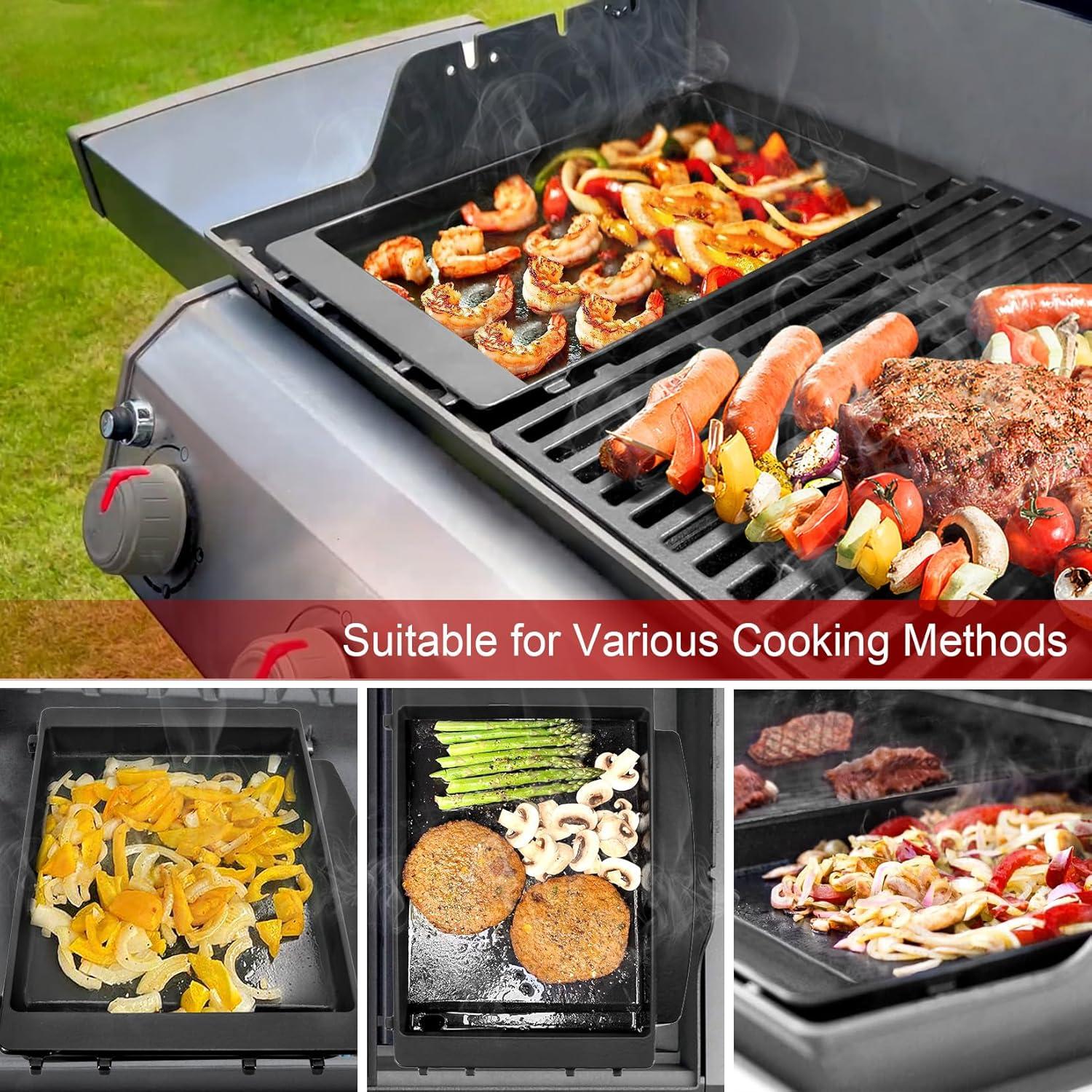 Plancha de Hierro Fundido GasSaf 7658 para Parrilla Weber