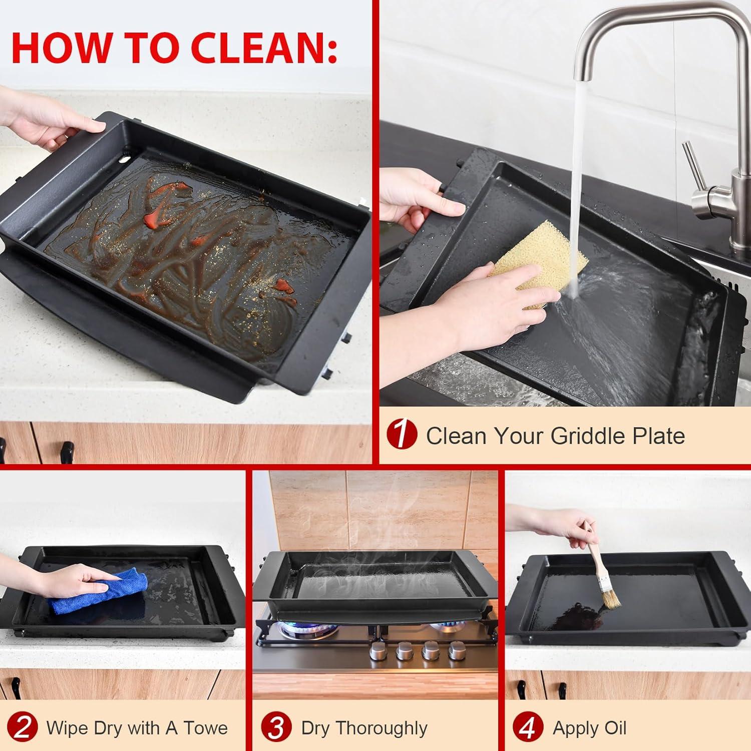 Plancha de Hierro Fundido GasSaf 7658 para Parrilla Weber