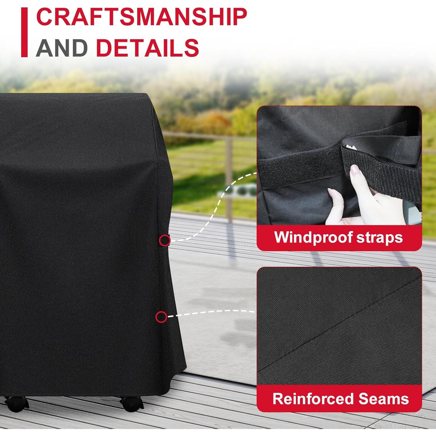 Cubierta de Parrilla Tunansx 76 cm para Weber Spirit 210