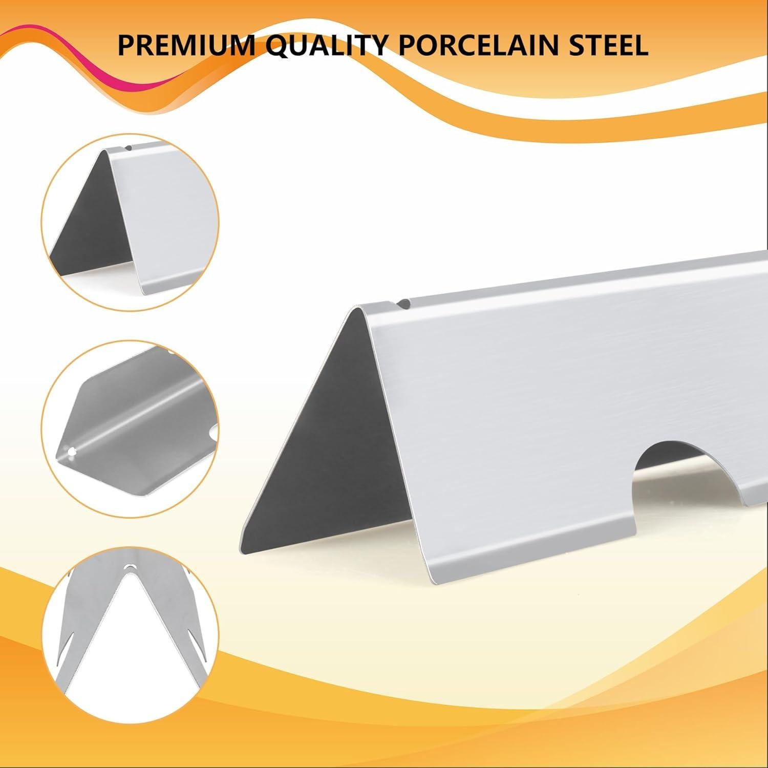 Placas de Calor Acero Inoxidable FlameDuty 7636 para Parrillas Weber Spirit