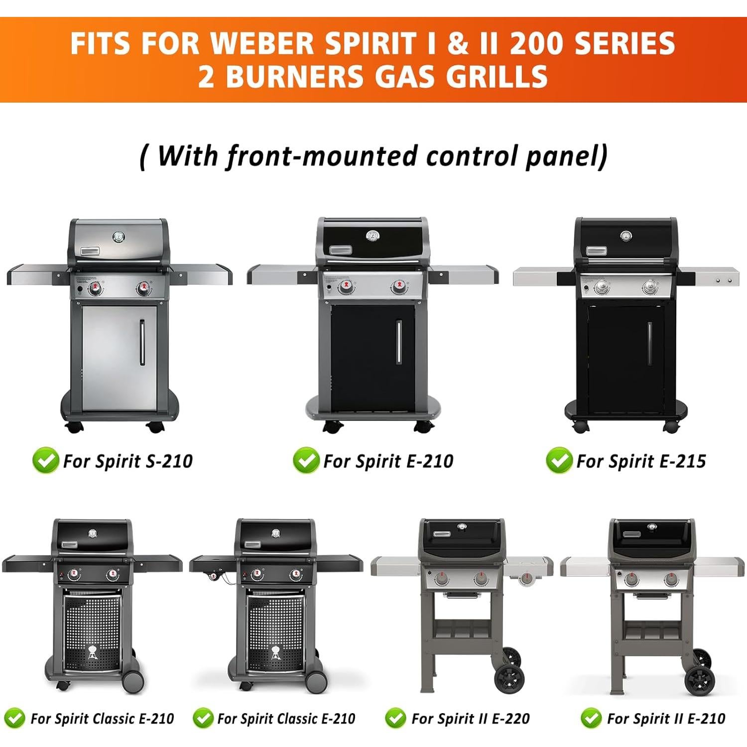 Piezas de Repuesto Weber Spirit 200 - Rejillas y Barras Saborizadoras